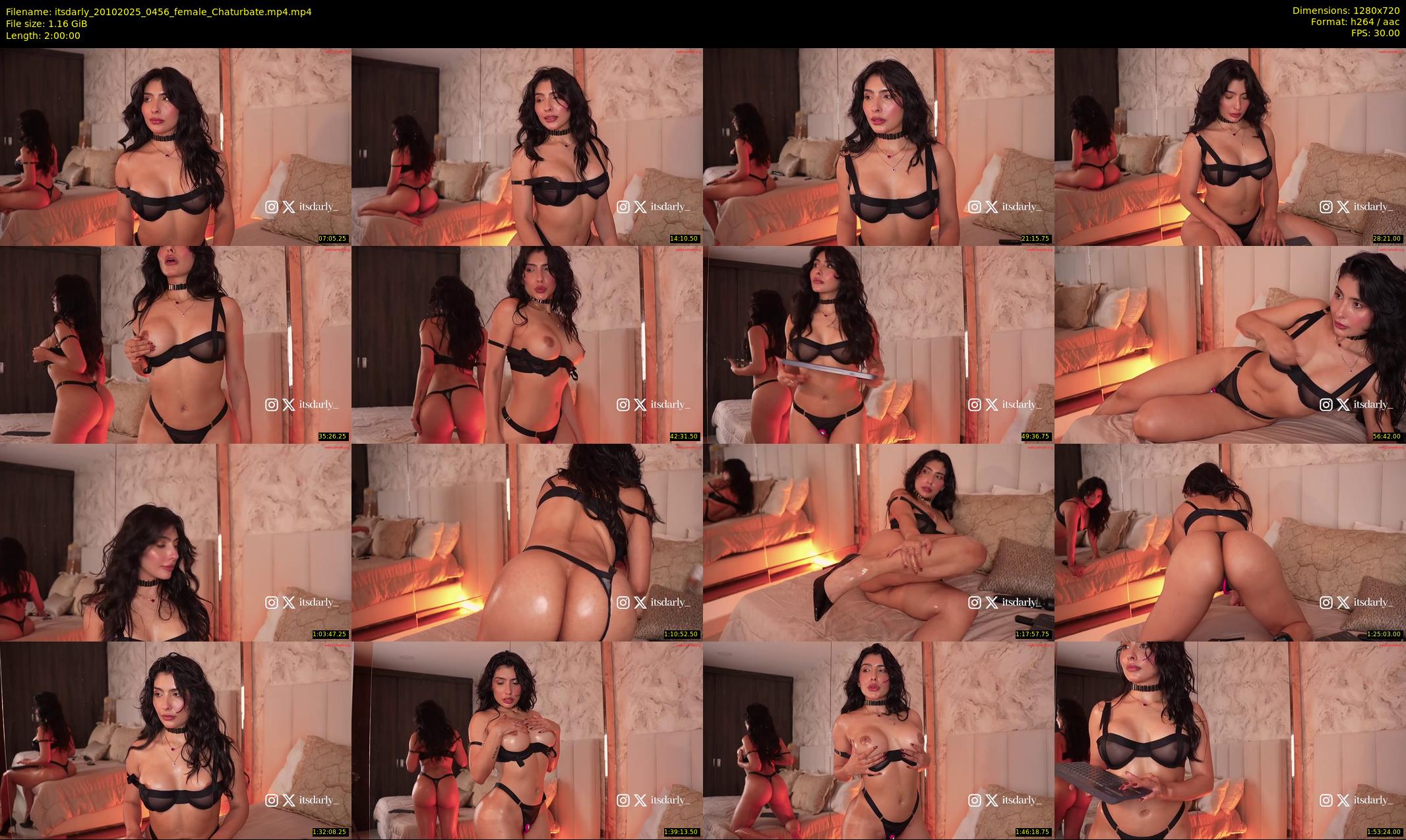 itsdarly — 120 minute Chaturbate female cam show recording, 720p, Oct 20, 2025