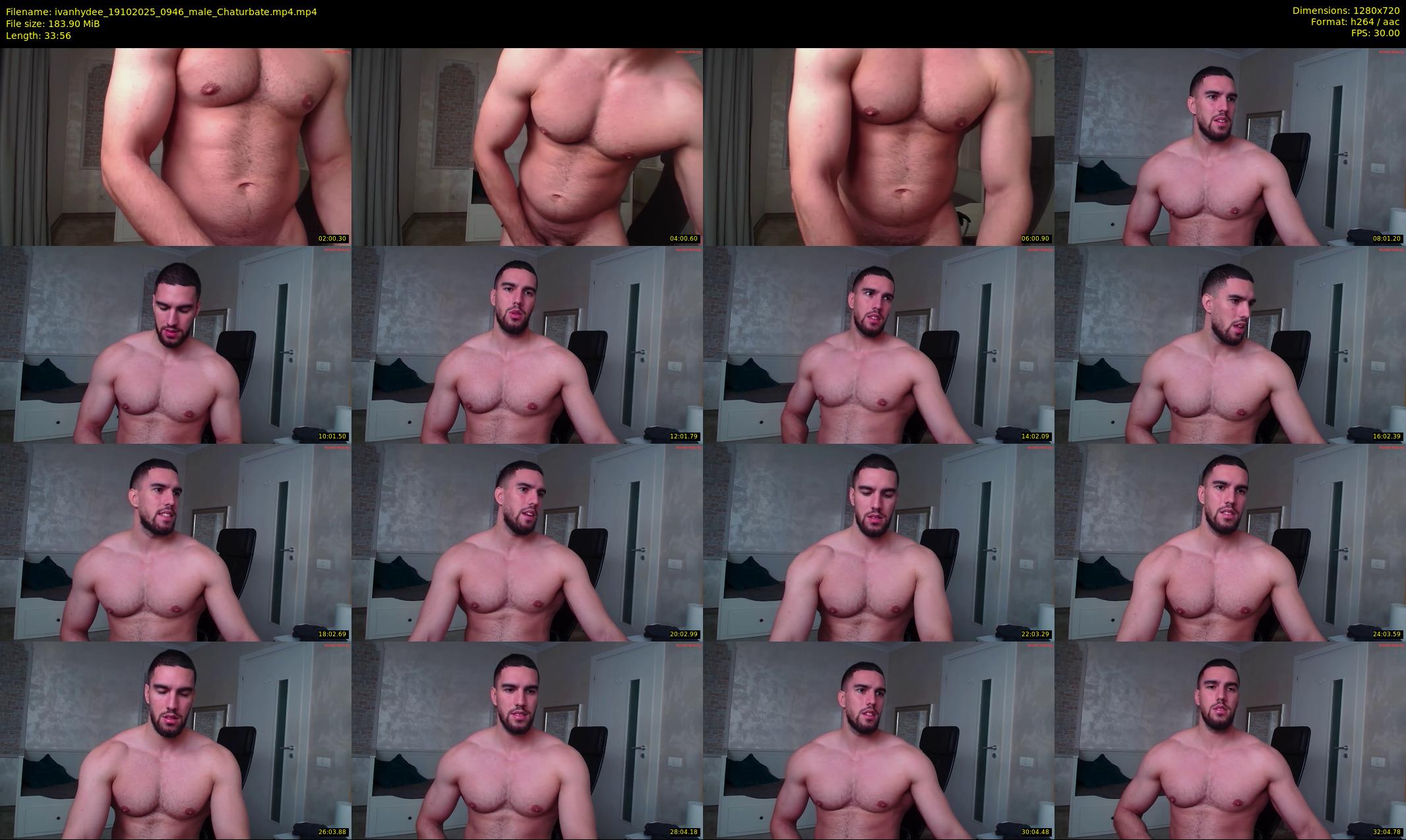 ivanhydee — 34 minute Chaturbate male cam show recording, 720p, Oct 19, 2025