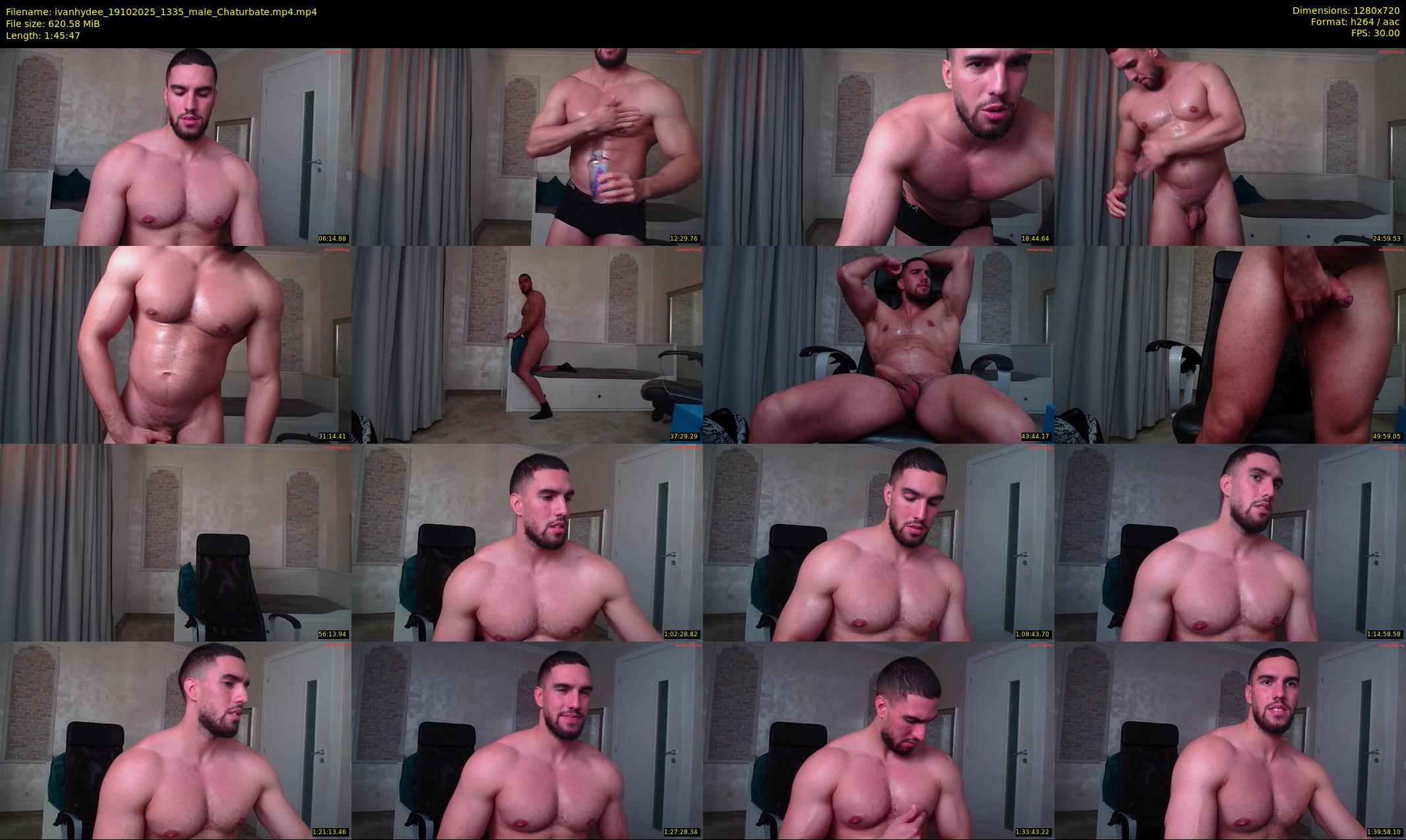 ivanhydee — 106 minute Chaturbate male cam show recording, 720p, Oct 19, 2025