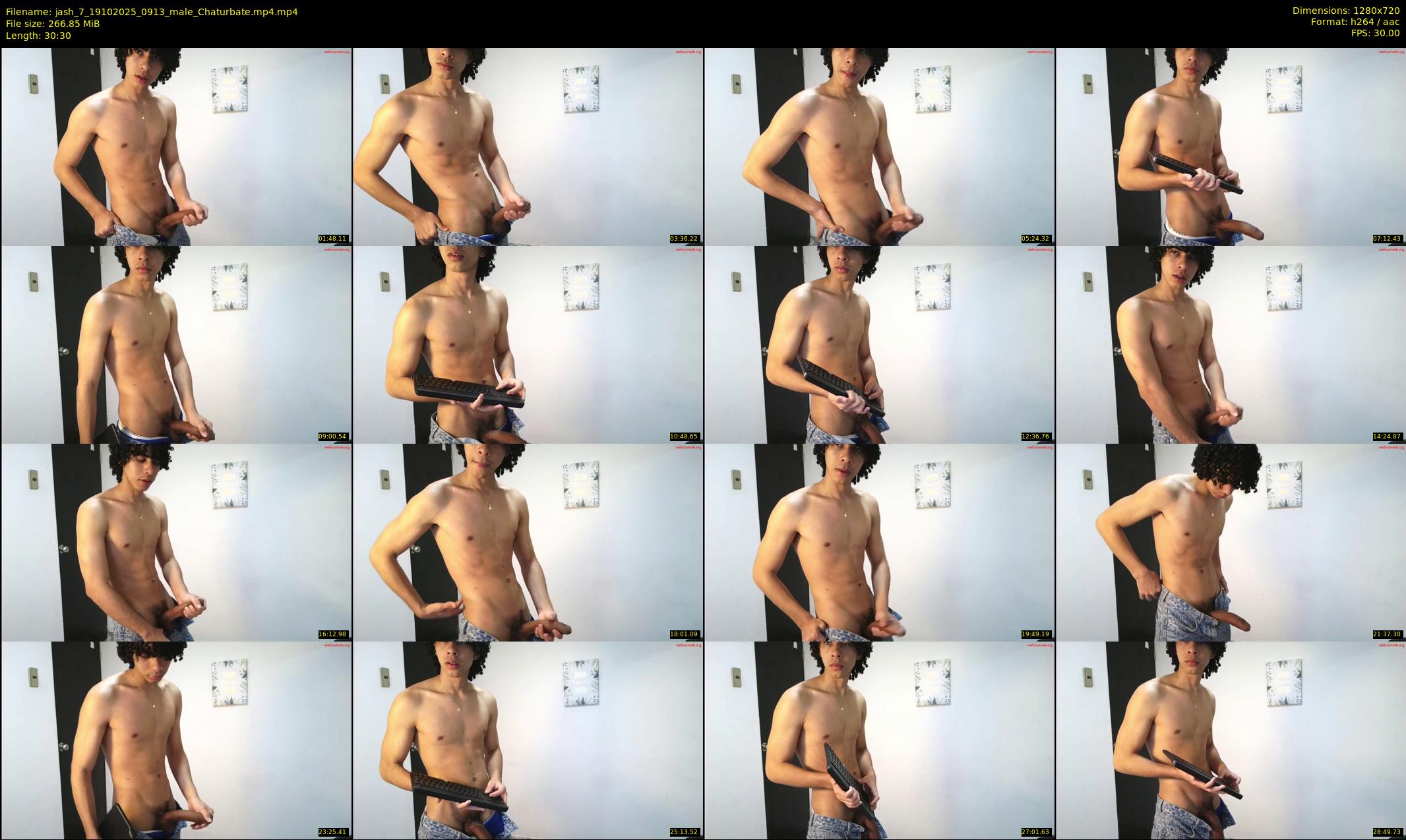 jash_7 — 31 minute Chaturbate male cam show recording, 720p, Oct 19, 2025