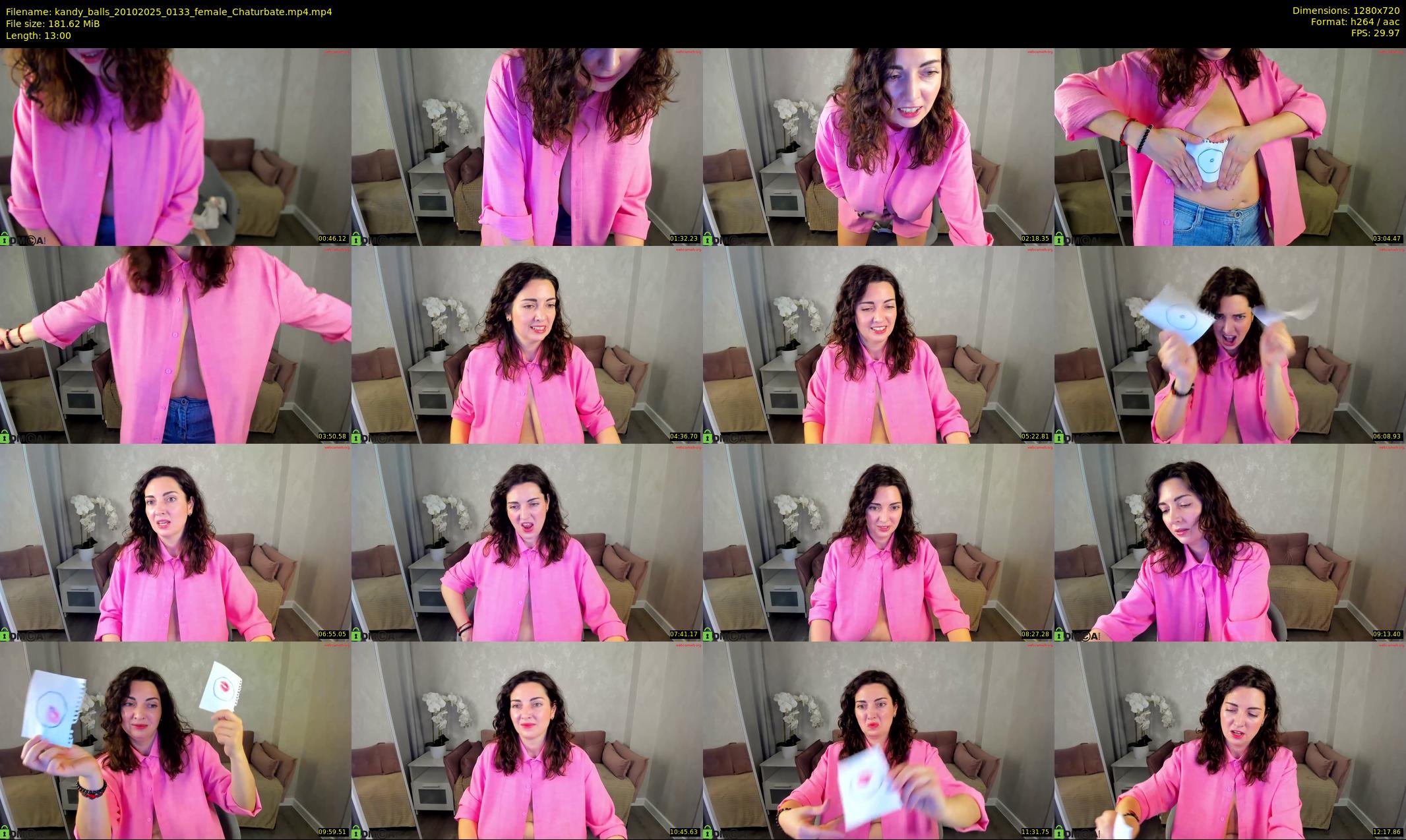 kandy_balls — 13 minute Chaturbate female cam show recording, 720p, Oct 20, 2025