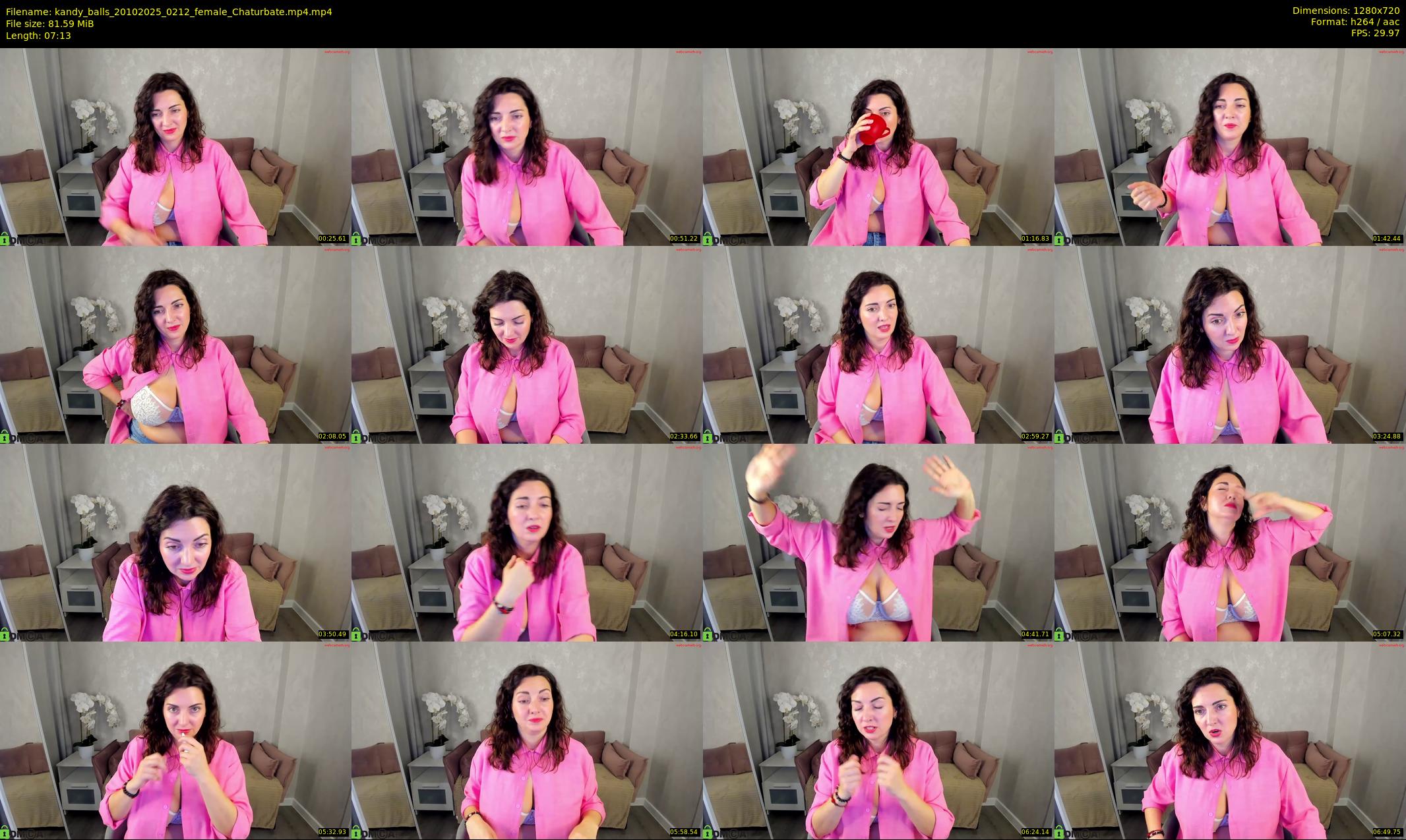 kandy_balls — 8 minute Chaturbate female cam show recording, 720p, Oct 20, 2025