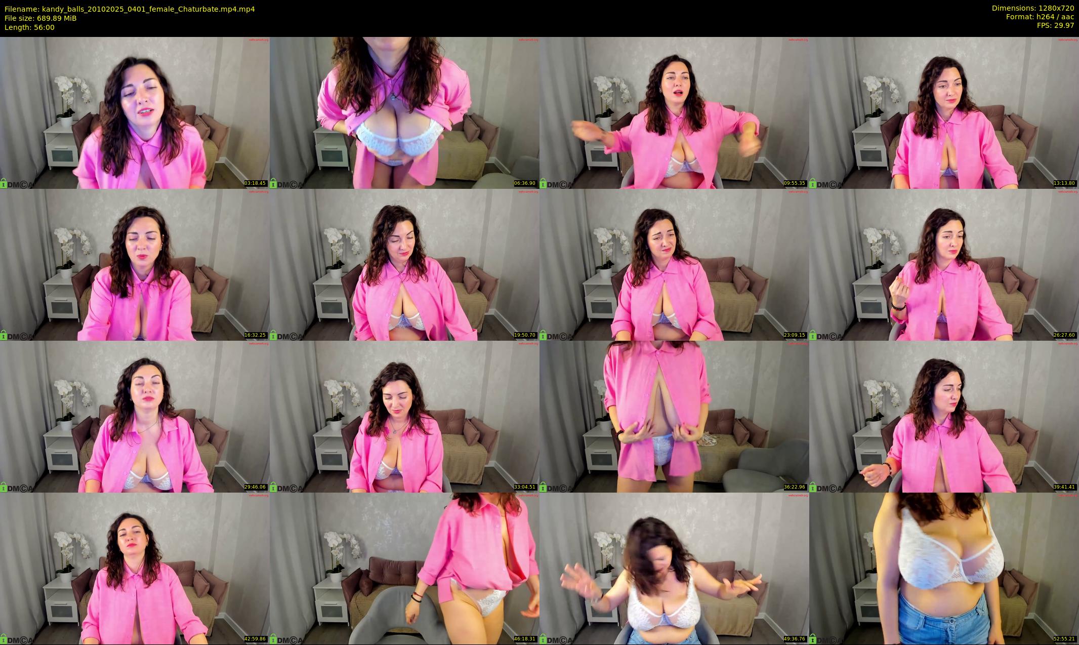 kandy_balls — 56 minute Chaturbate female cam show recording, 720p, Oct 20, 2025