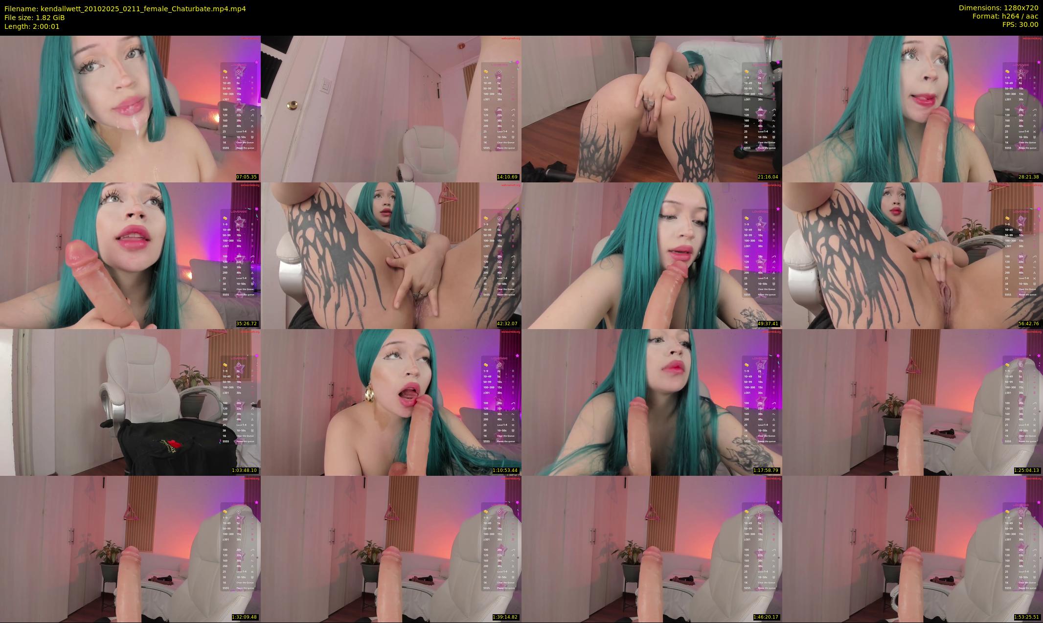 kendallwett — 121 minute Chaturbate female cam show recording, 720p, Oct 20, 2025