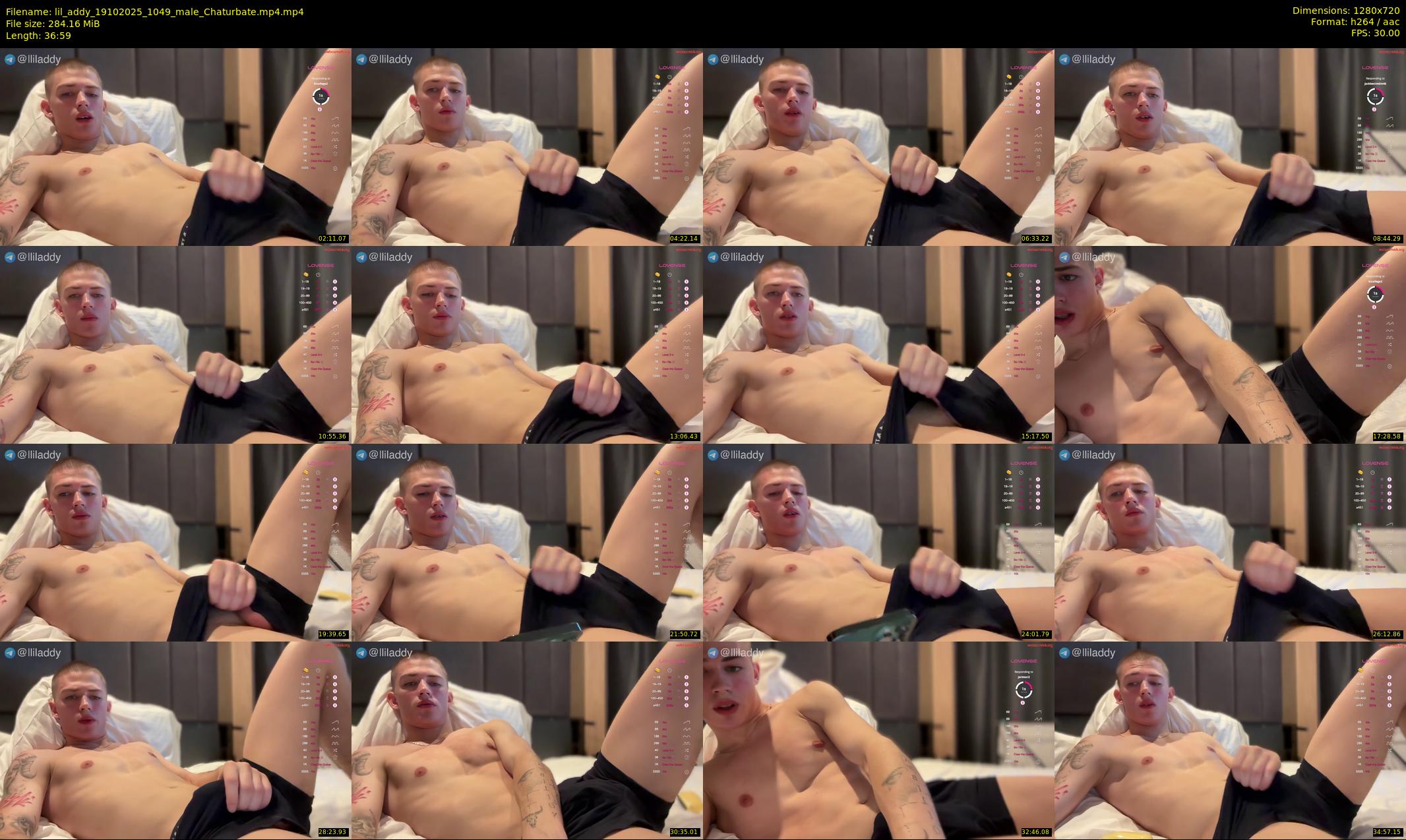 lil_addy — 37 minute Chaturbate male cam show recording, 720p, Oct 19, 2025