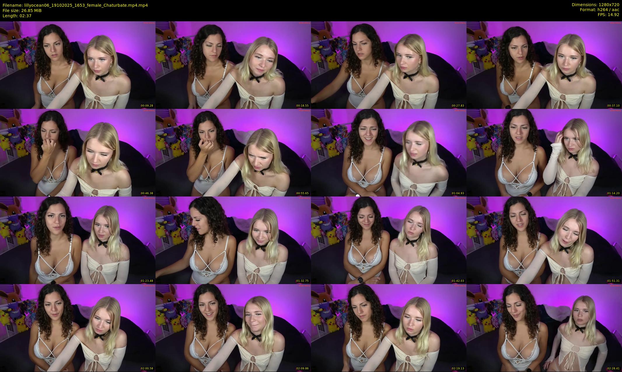 lillyocean06 — 3 minute Chaturbate female cam show recording, 720p, Oct 19, 2025