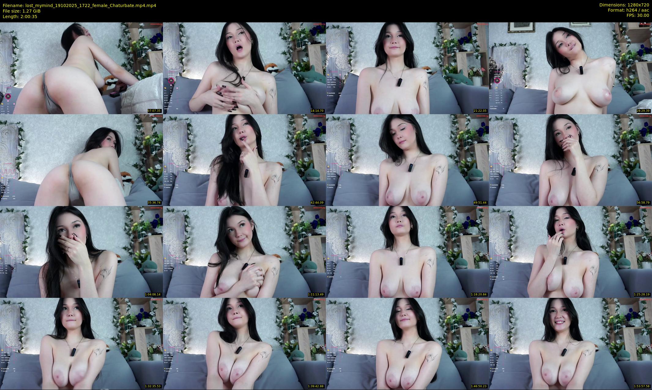 lost_mymind — 121 minute Chaturbate female cam show recording, 720p, Oct 19, 2025