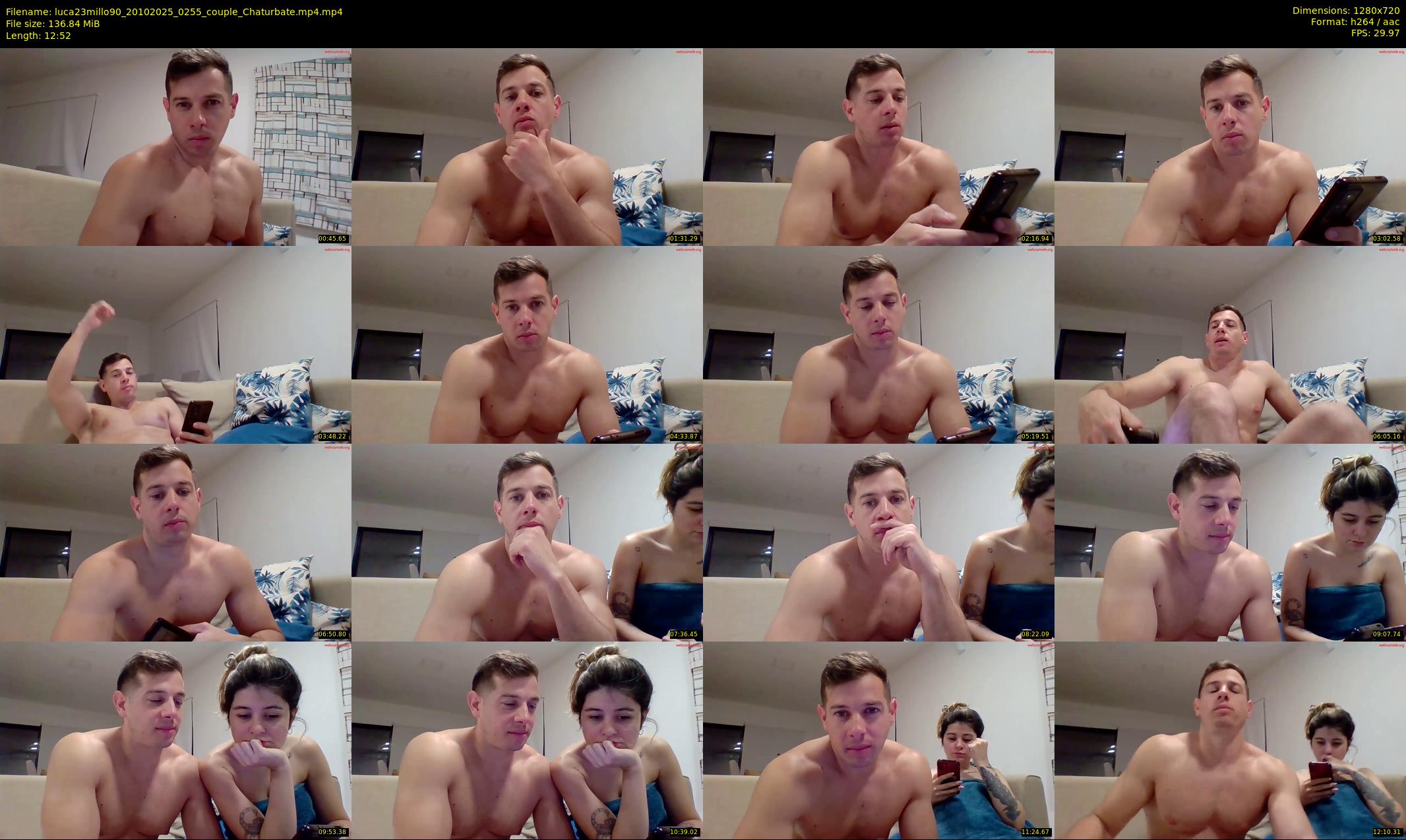 luca23millo90 — 13 minute Chaturbate male cam show recording, 720p, Oct 20, 2025