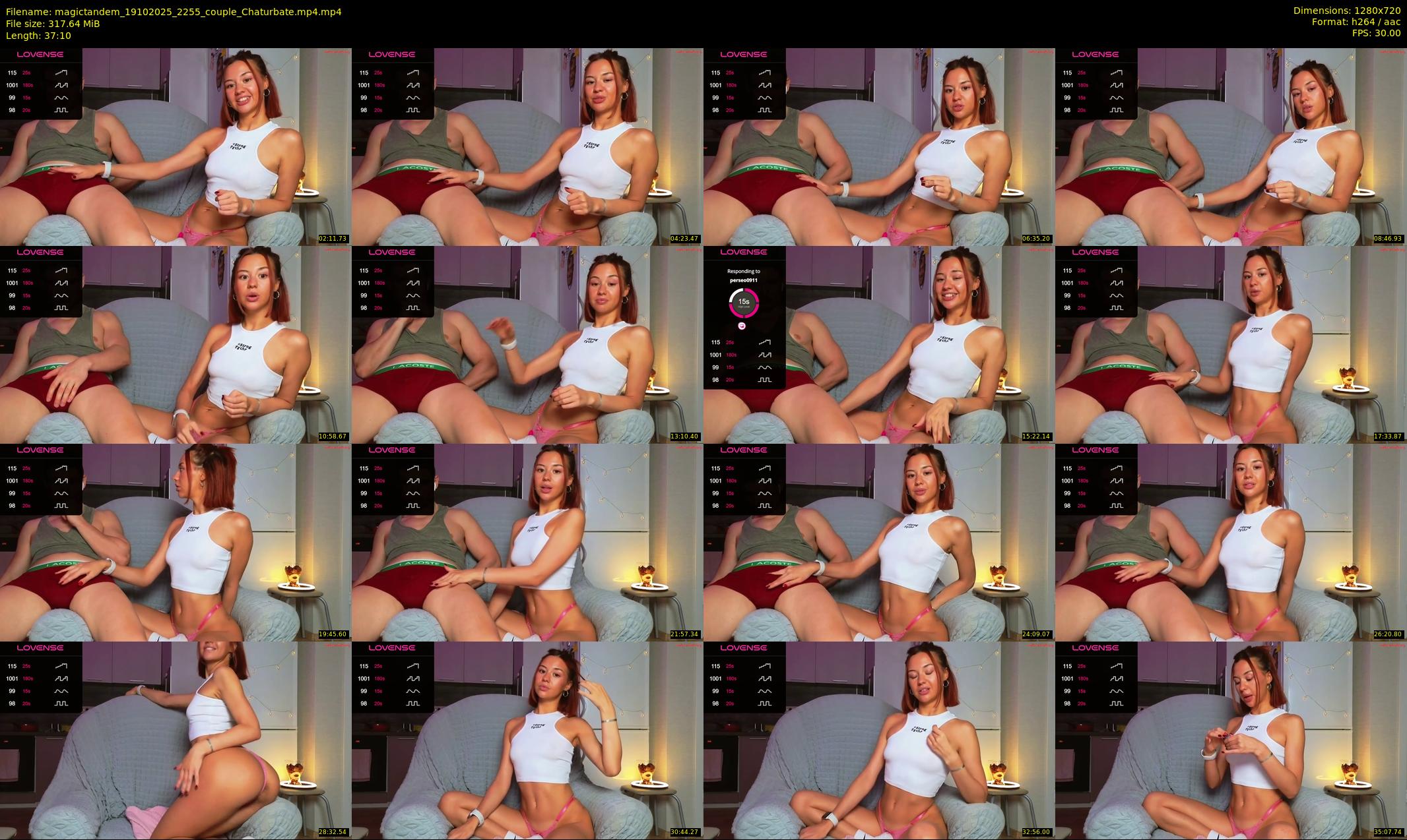 magictandem — 38 minute Chaturbate couple cam show recording, 720p, Oct 19, 2025