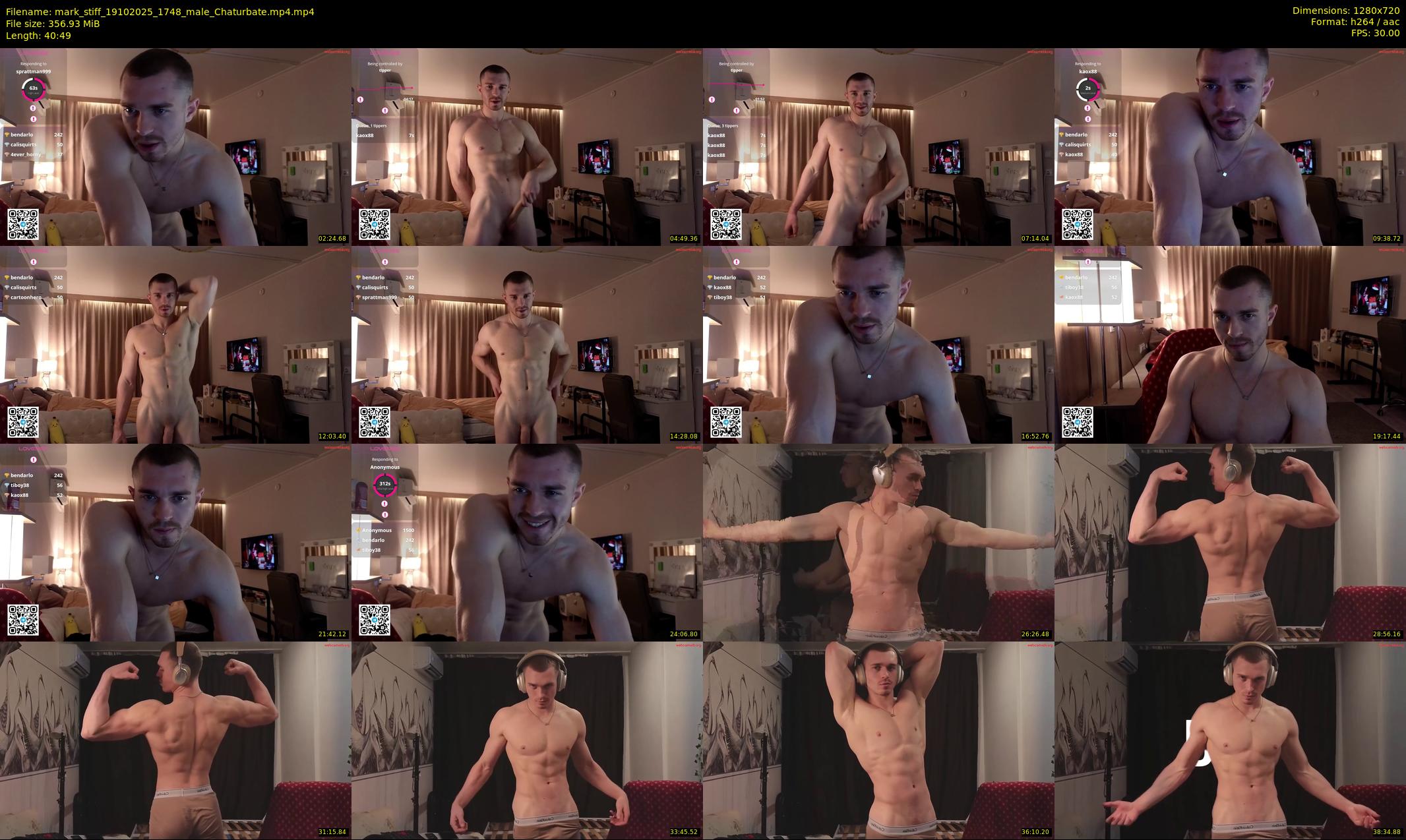 mark_stiff — 41 minute Chaturbate male cam show recording, 720p, Oct 19, 2025