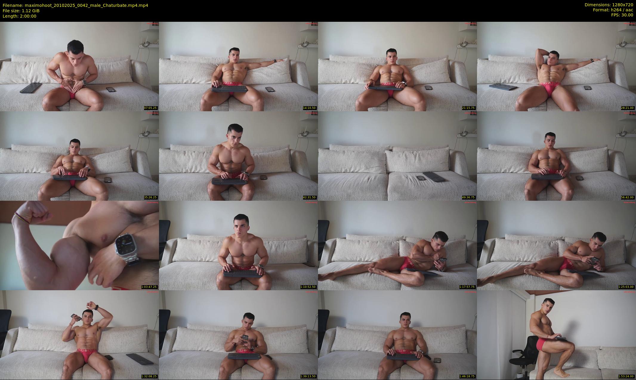 maximohoot — 120 minute Chaturbate male cam show recording, 720p, Oct 20, 2025