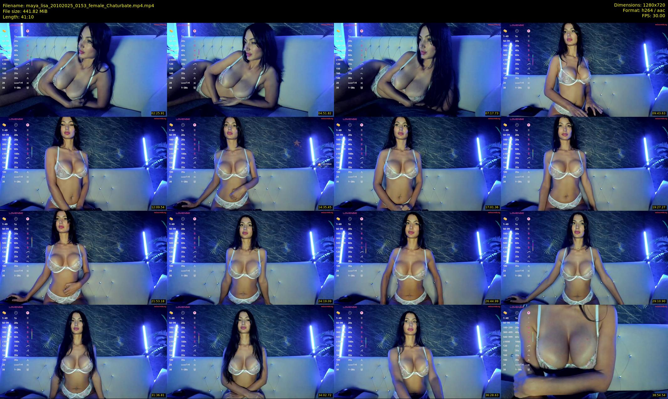 maya_lisa — 42 minute Chaturbate female cam show recording, 720p, Oct 20, 2025