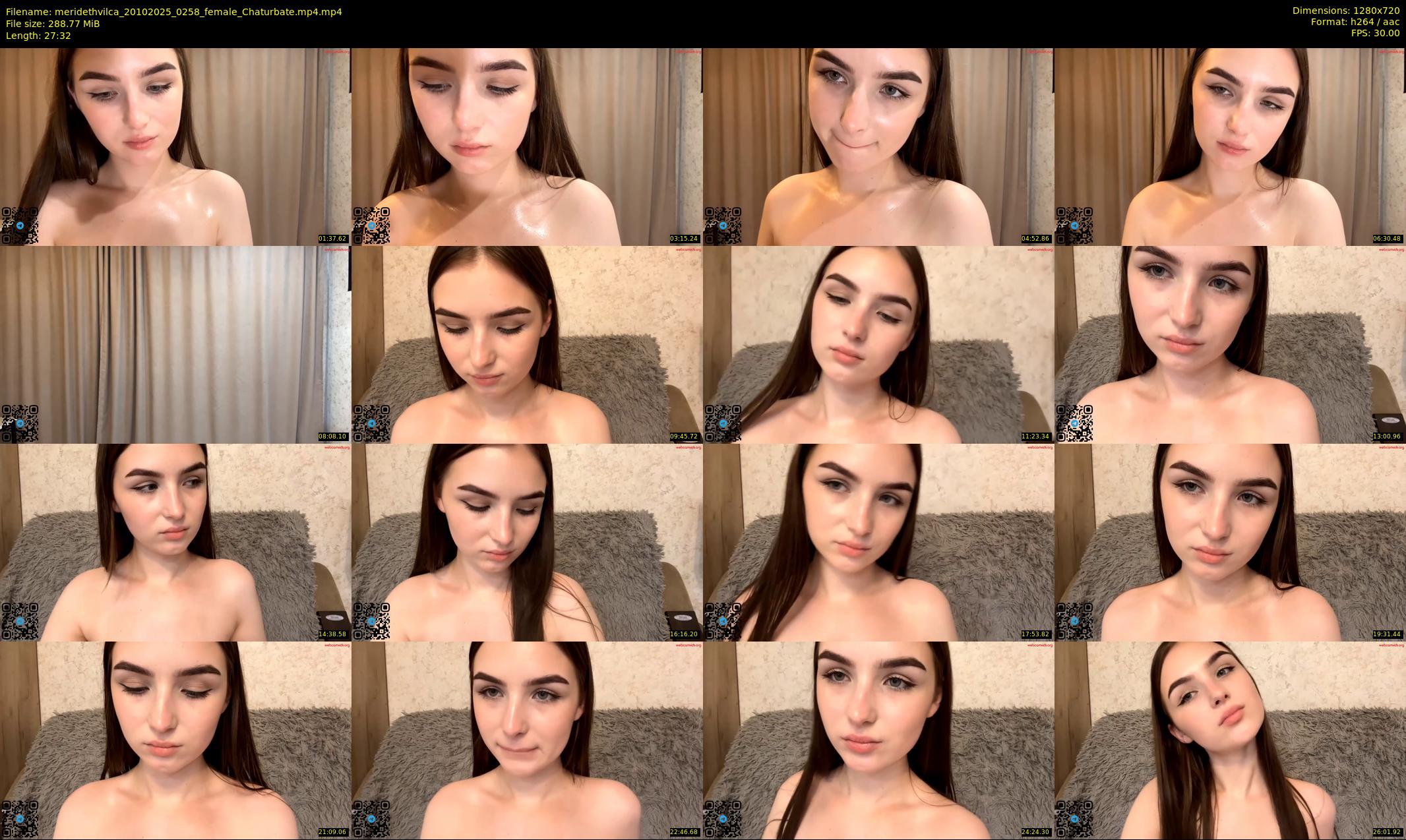 meridethvilca — 28 minute Chaturbate female cam show recording, 720p, Oct 20, 2025