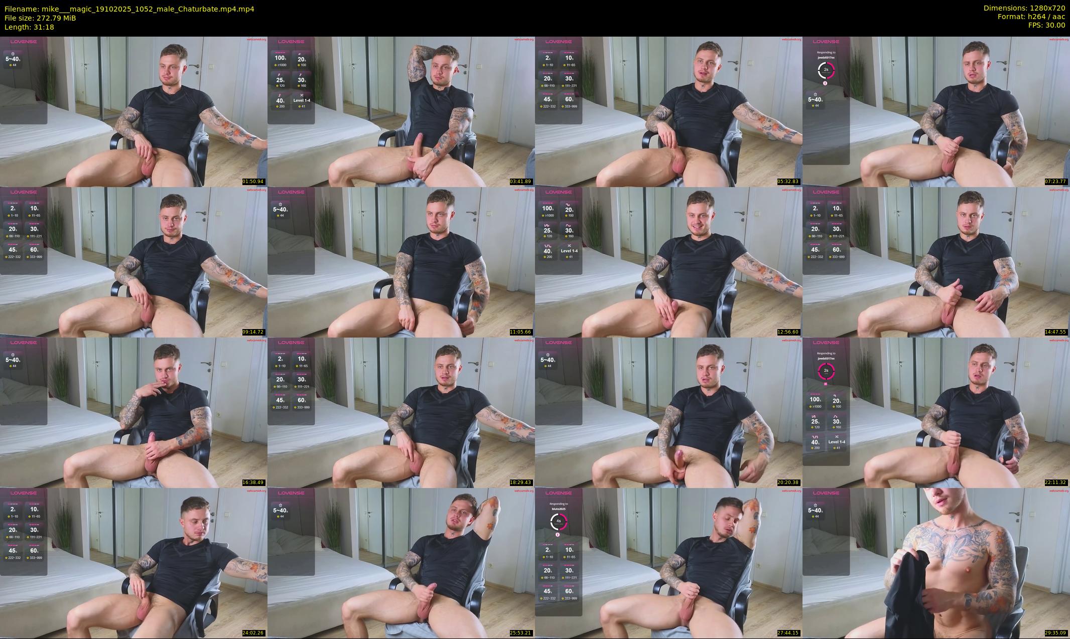mike___magic — 32 minute Chaturbate male cam show recording, 720p, Oct 19, 2025