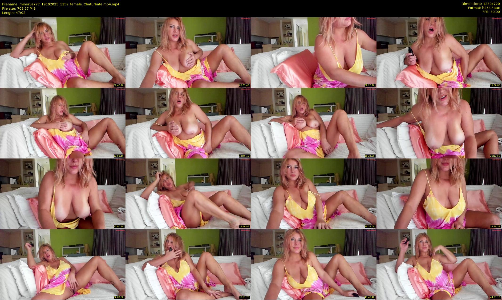 minerva777 — 48 minute Chaturbate female cam show recording, 720p, Oct 19, 2025