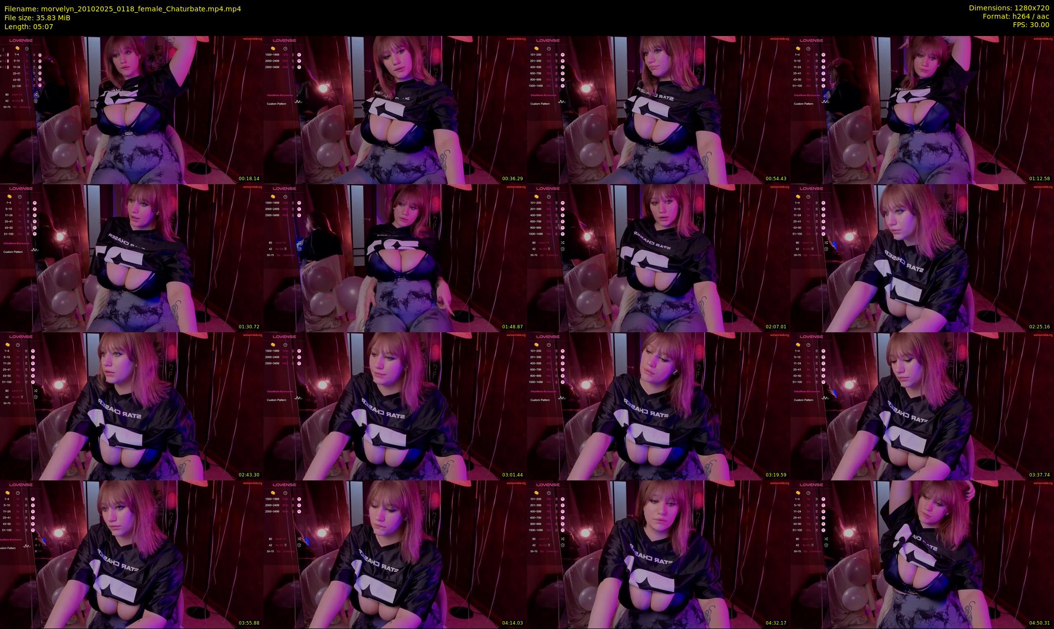 morvelyn — 6 minute Chaturbate female cam show recording, 720p, Oct 20, 2025