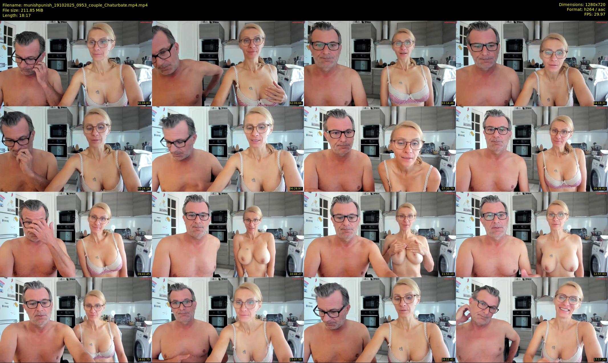 munishpunish — 19 minute Chaturbate couple cam show recording, 720p, Oct 19, 2025