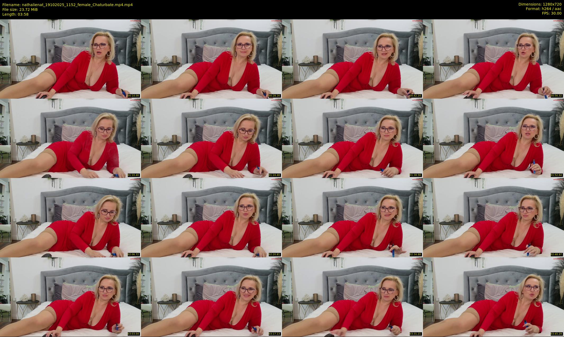 nathalienat — 4 minute Chaturbate female cam show recording, 720p, Oct 19, 2025