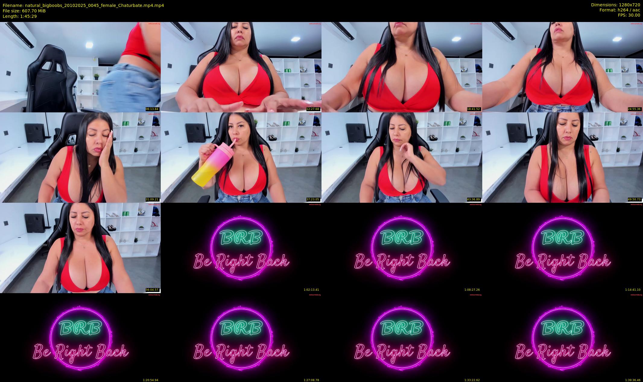 natural_bigboobs — 106 minute Chaturbate female cam show recording, 720p, Oct 20, 2025