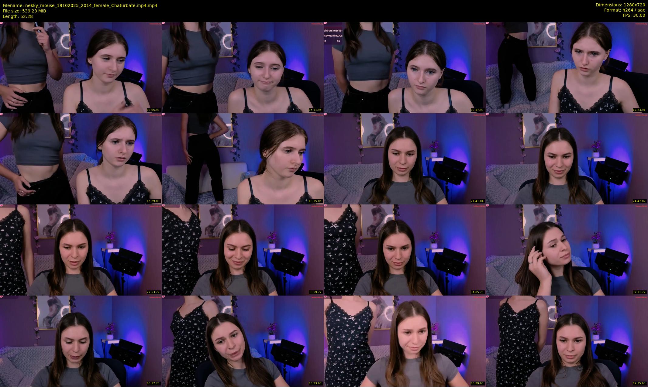 nekky_mouse — 53 minute Chaturbate female cam show recording, 720p, Oct 19, 2025
