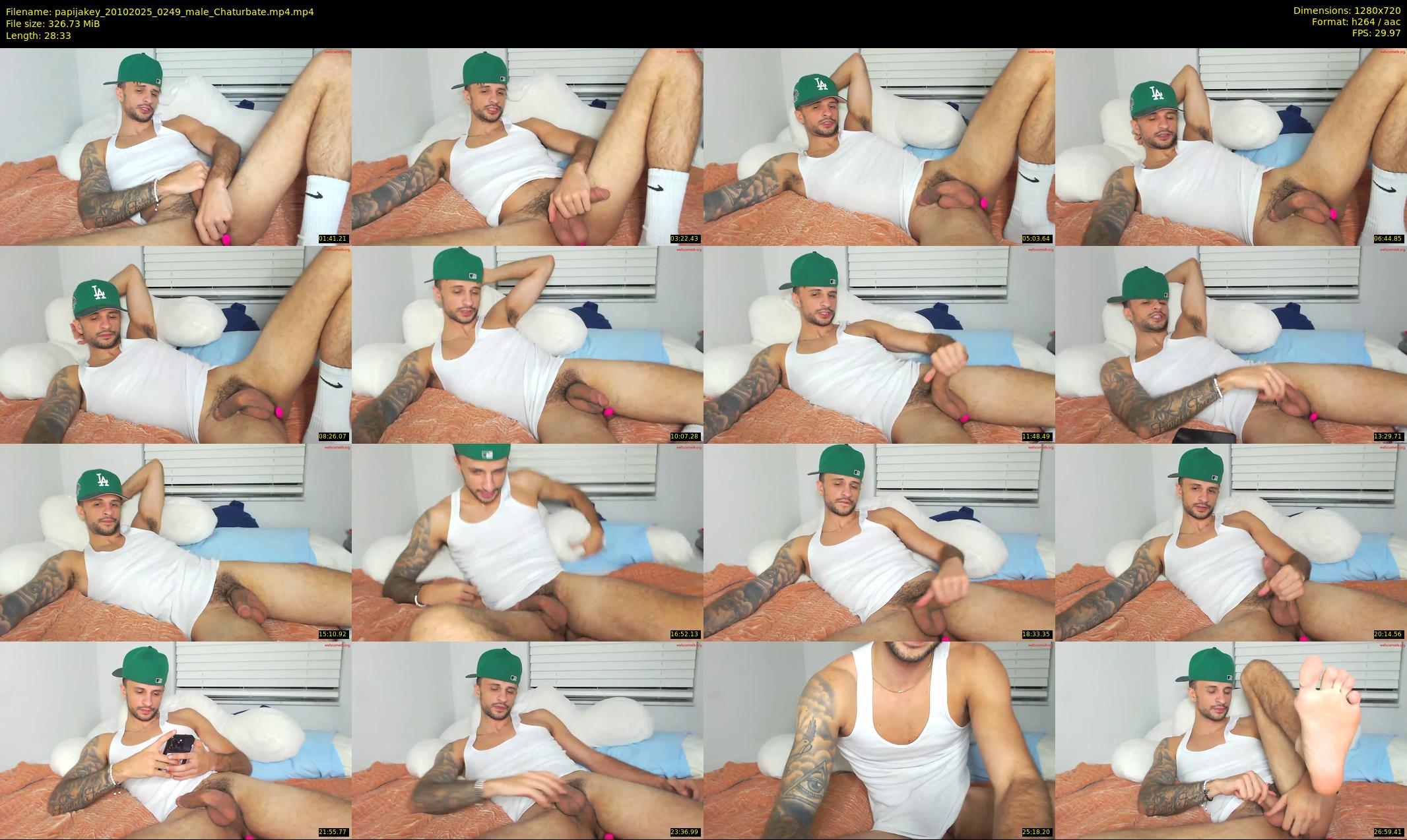papijakey — 29 minute Chaturbate male cam show recording, 720p, Oct 20, 2025