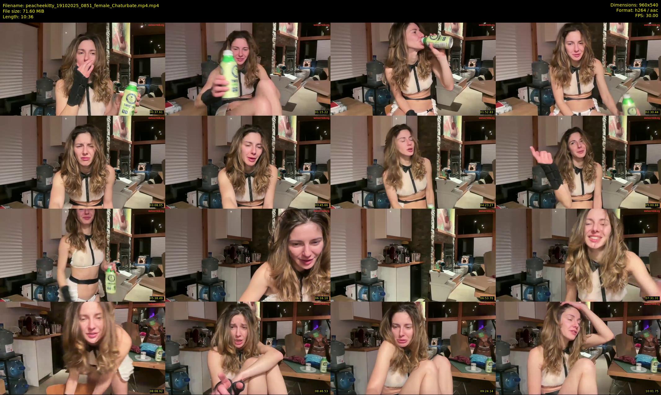 peacheekitty — 11 minute Chaturbate female cam show recording, 480p, Oct 19, 2025