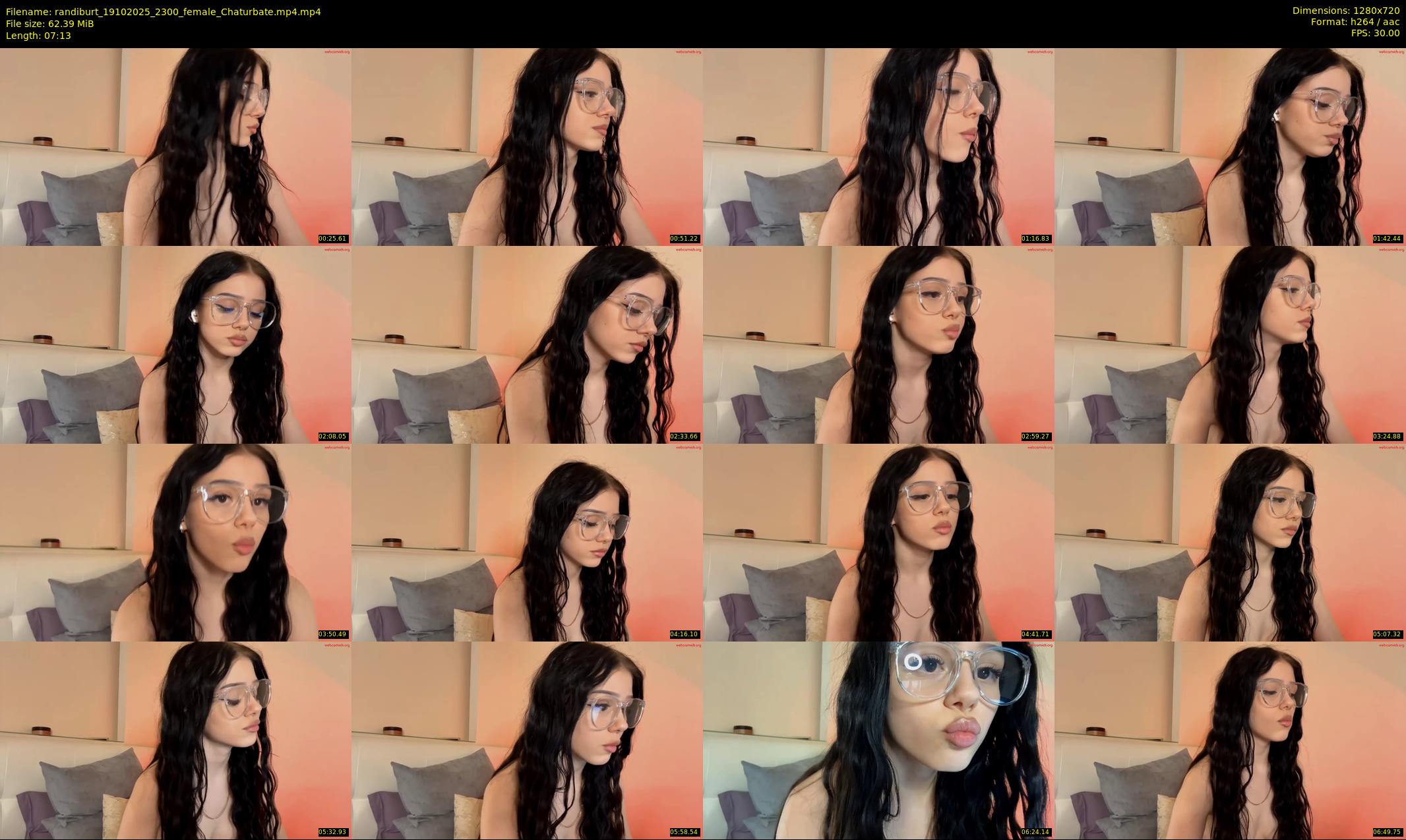 randiburt — 8 minute Chaturbate female cam show recording, 720p, Oct 19, 2025