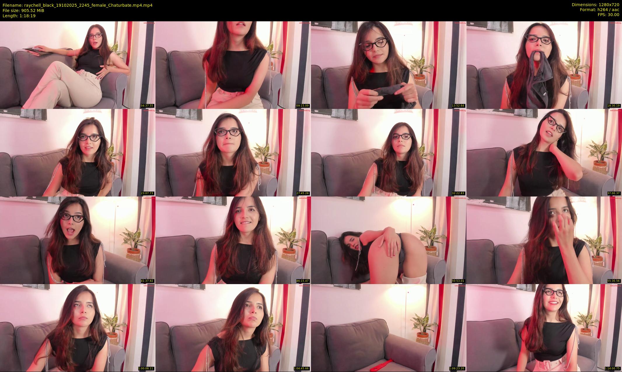 raychell_black — 79 minute Chaturbate female cam show recording, 720p, Oct 19, 2025