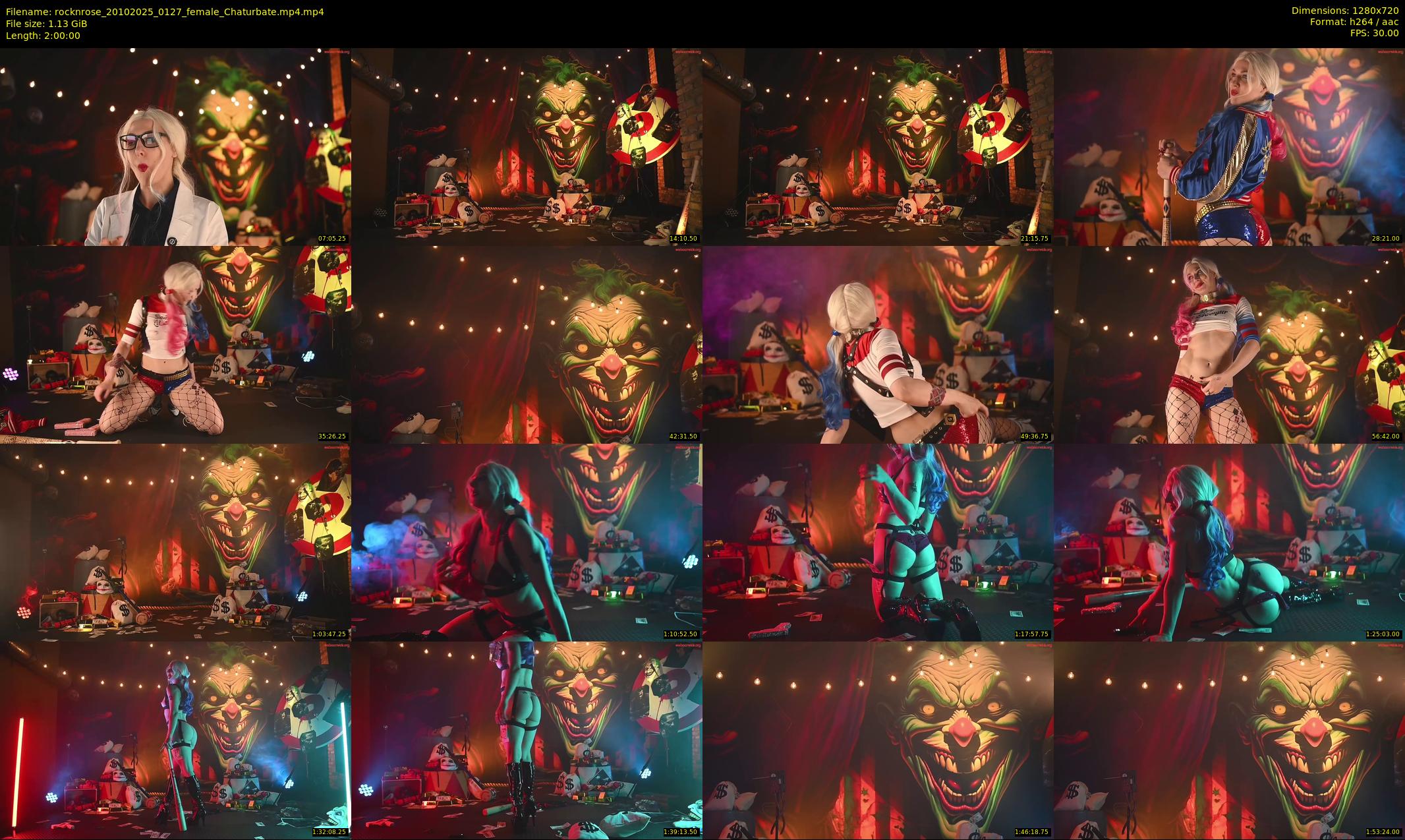 rocknrose — 120 minute Chaturbate female cam show recording, 720p, Oct 20, 2025