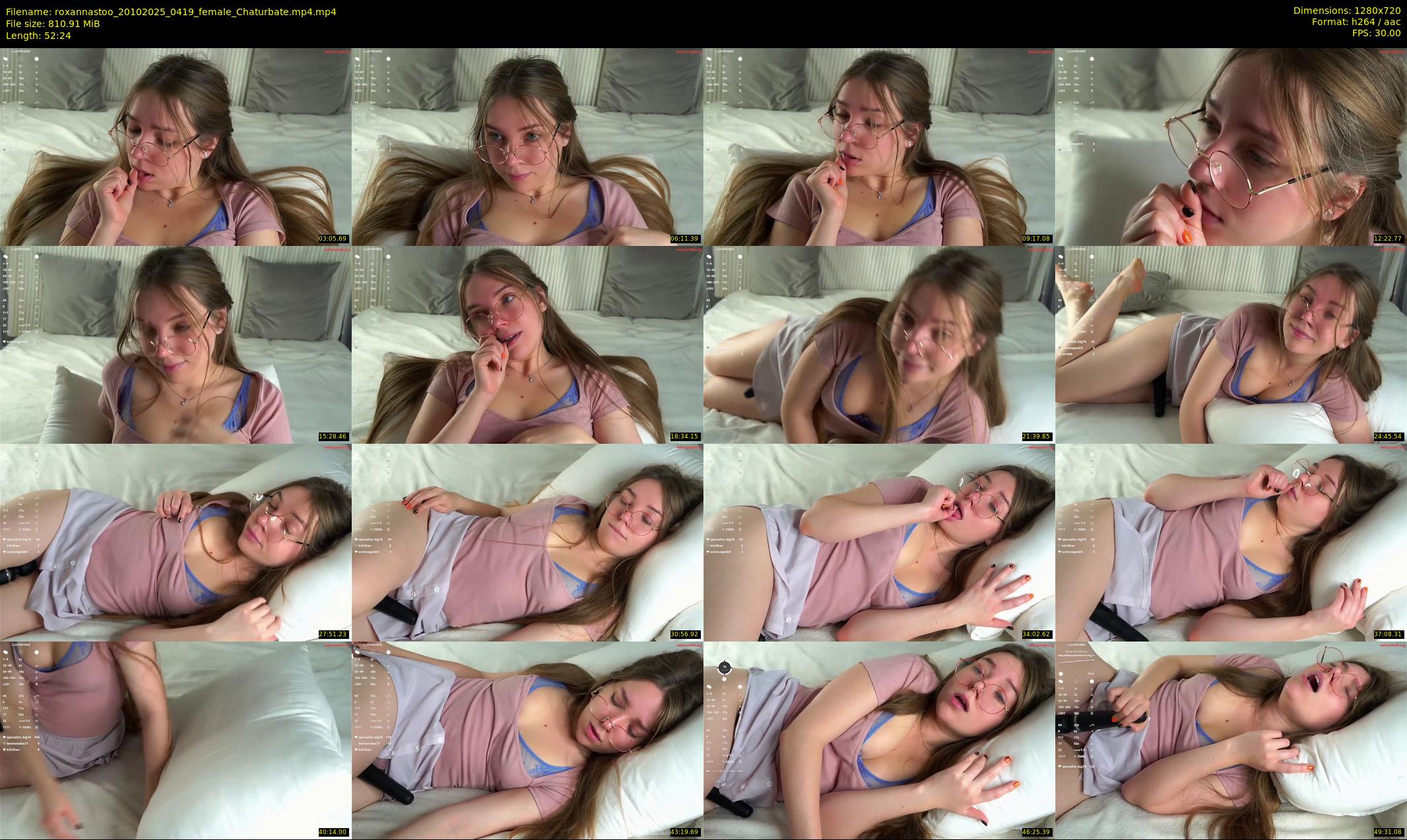 roxannastoo — 53 minute Chaturbate female cam show recording, 720p, Oct 20, 2025