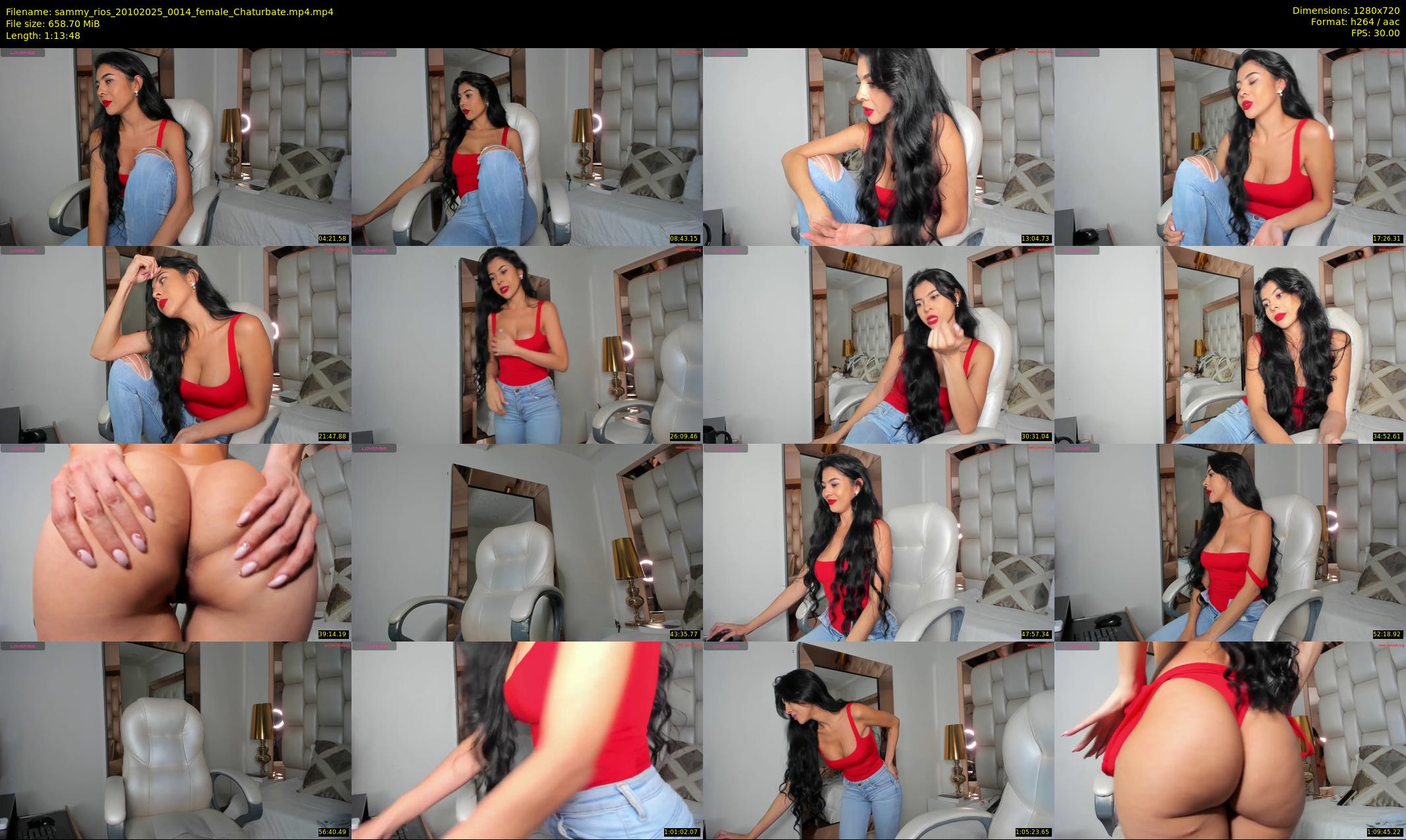 sammy_rios — 74 minute Chaturbate female cam show recording, 720p, Oct 20, 2025