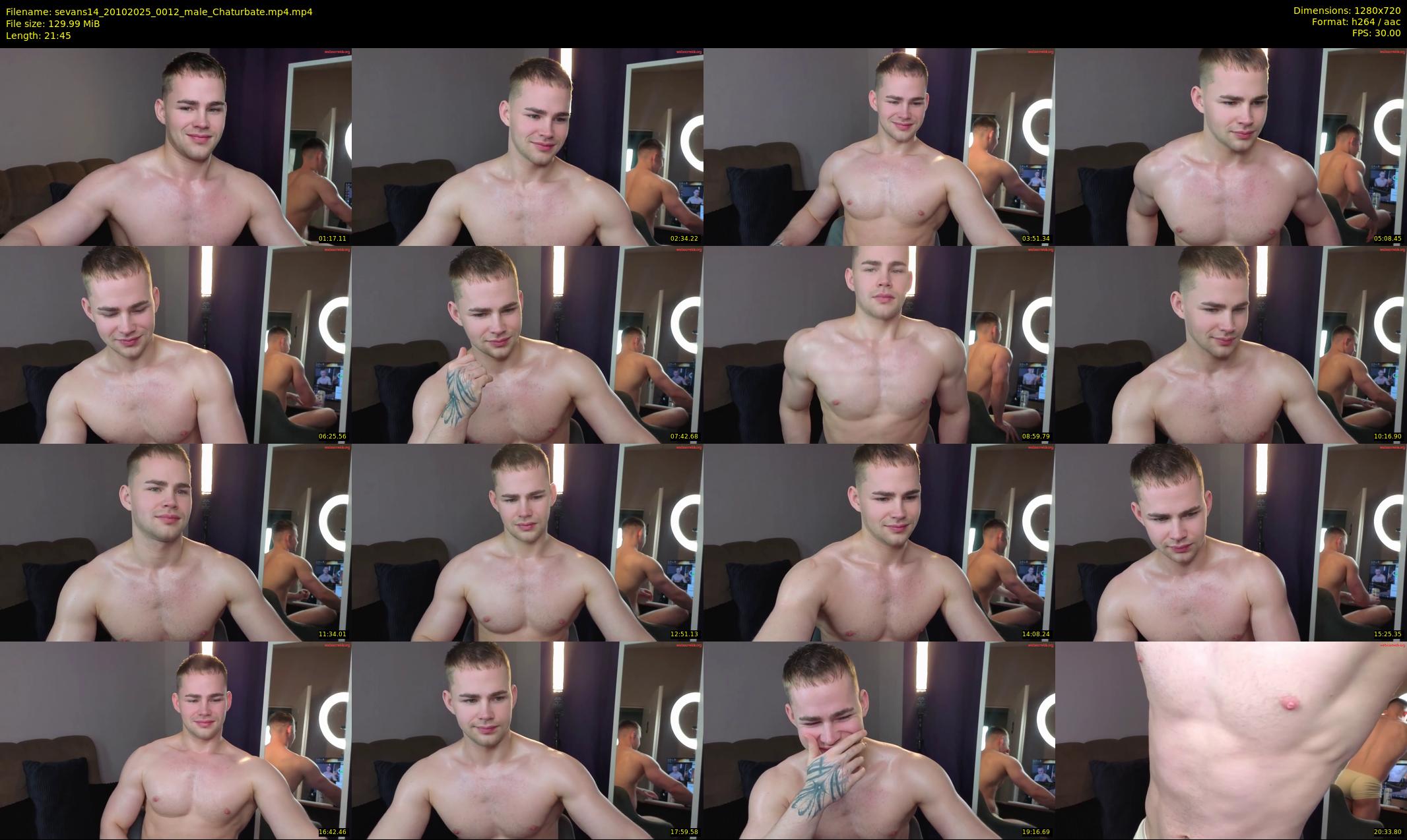 sevans14 — 22 minute Chaturbate male cam show recording, 720p, Oct 20, 2025