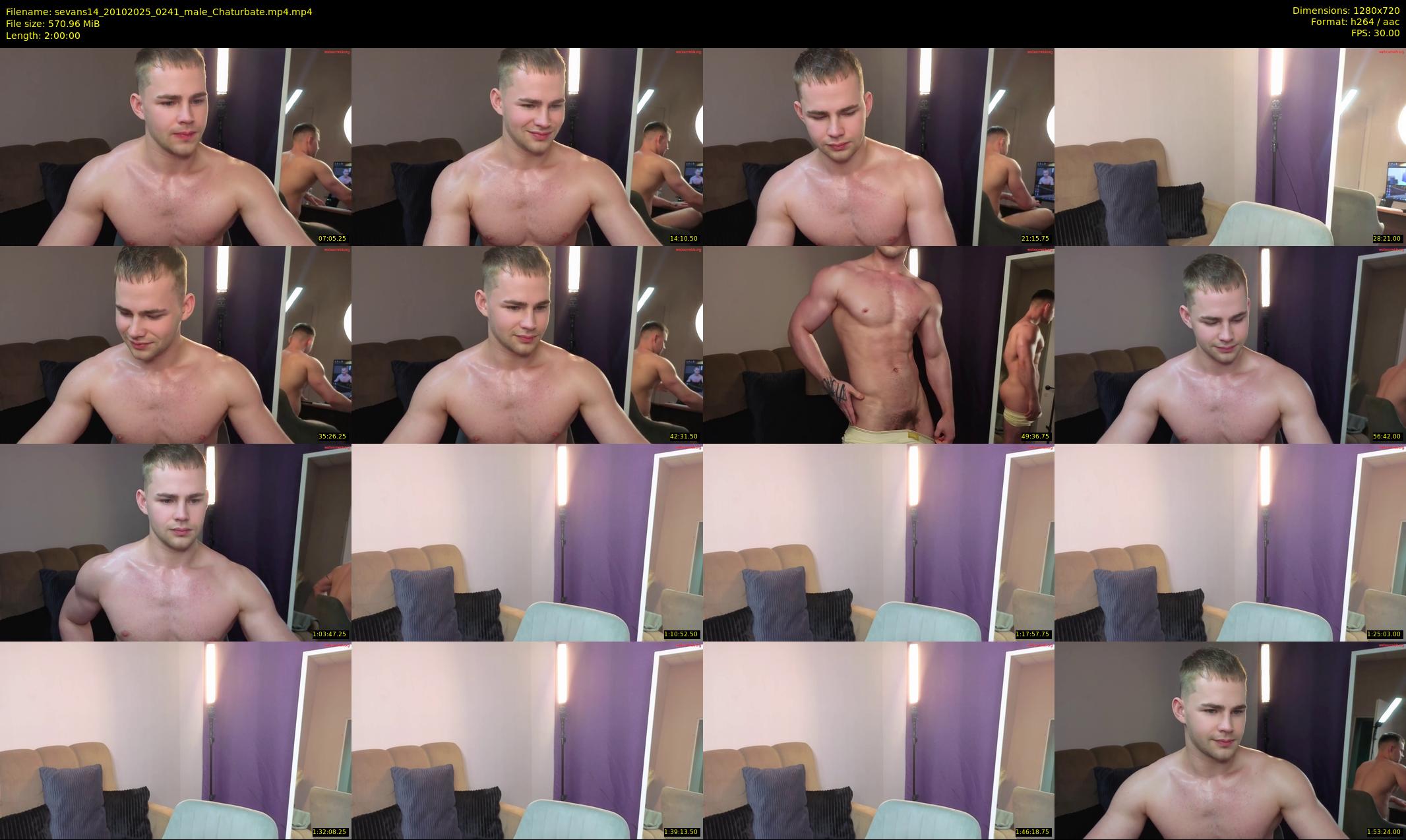 sevans14 — 120 minute Chaturbate male cam show recording, 720p, Oct 20, 2025