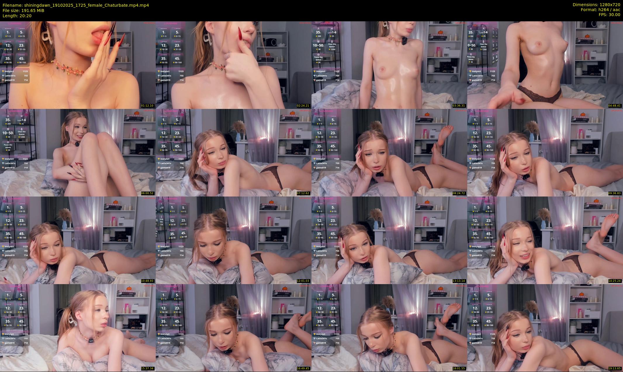 shiningdawn — 21 minute Chaturbate female cam show recording, 720p, Oct 19, 2025