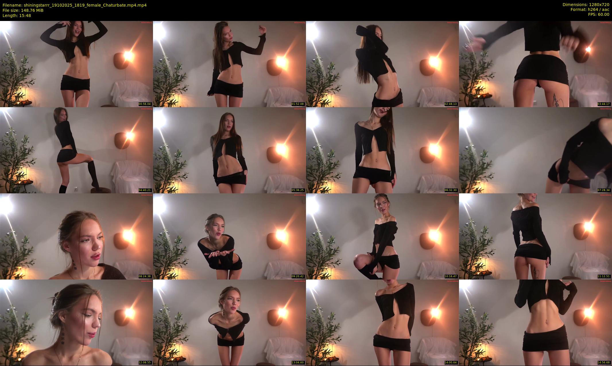 shiningstarrr — 16 minute Chaturbate female cam show recording, 720p, Oct 19, 2025