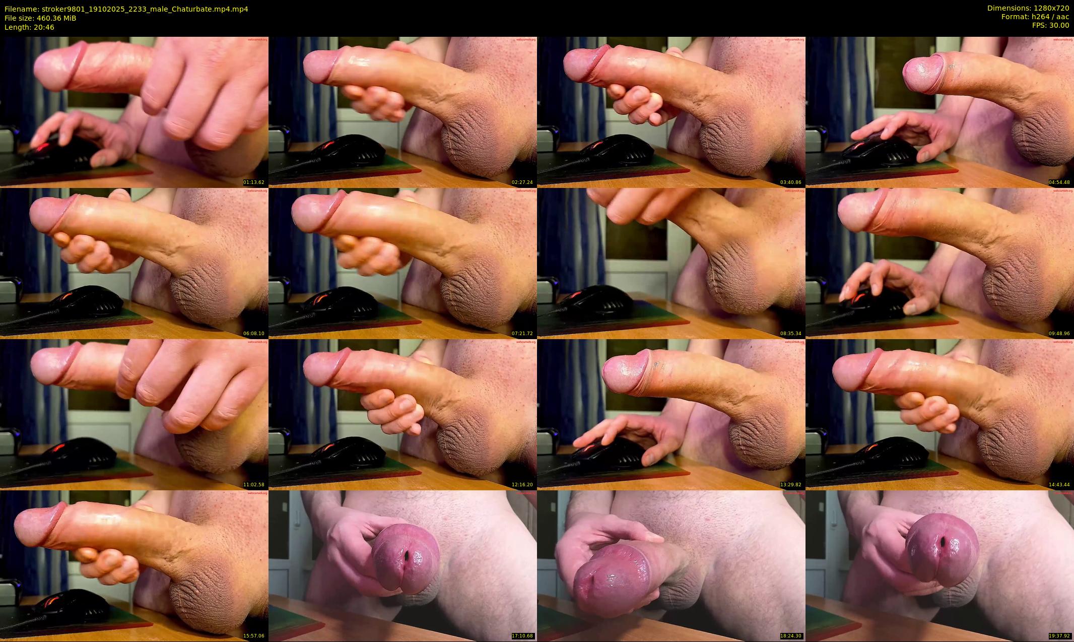 stroker9801 — 21 minute Chaturbate male cam show recording, 720p, Oct 19, 2025