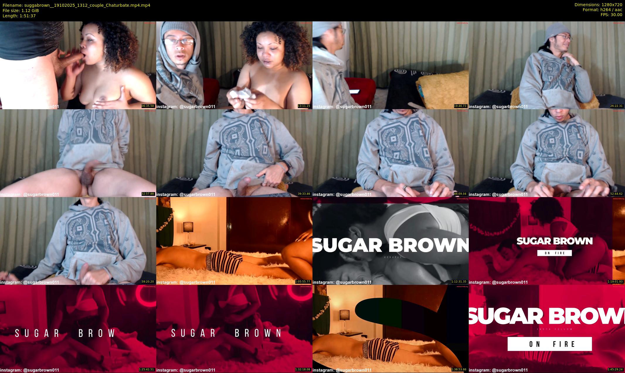 suggabrown_ — 112 minute Chaturbate couple cam show recording, 720p, Oct 19, 2025