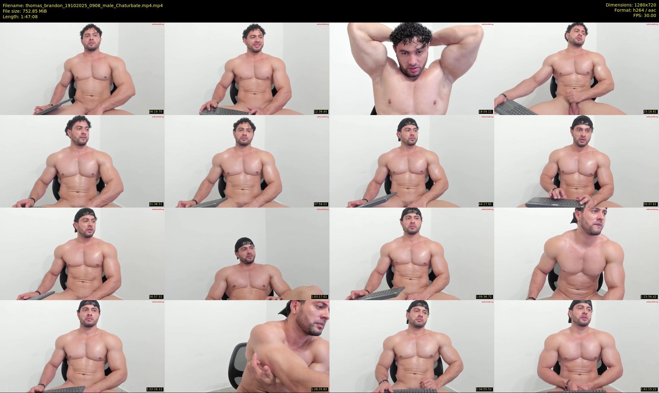 thomas_brandon — 108 minute Chaturbate male cam show recording, 720p, Oct 19, 2025