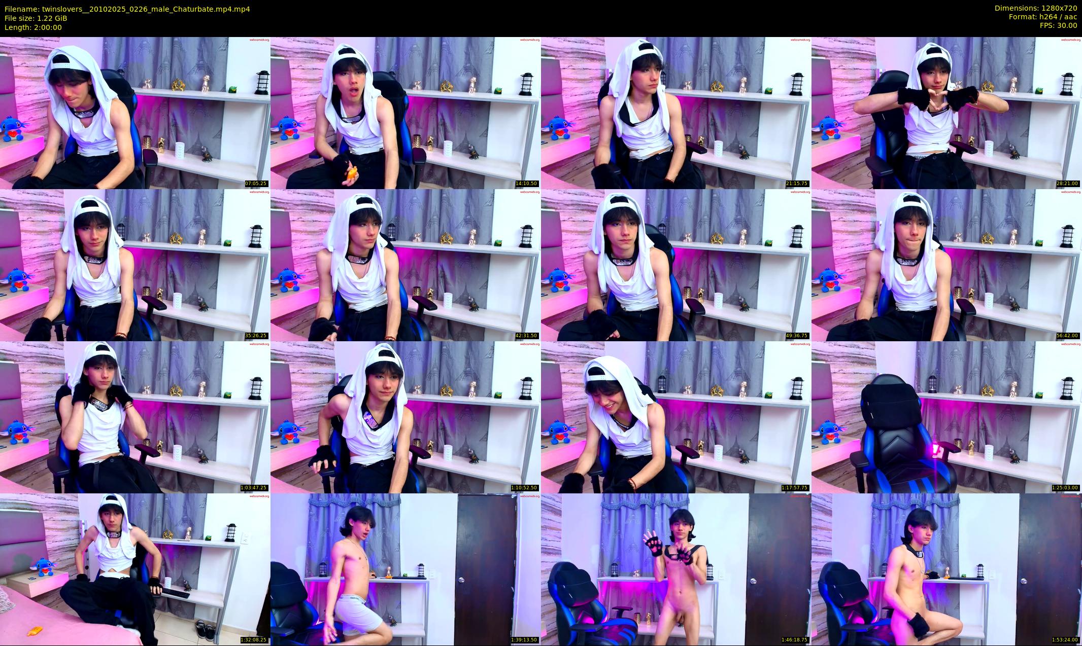 twinslovers_ — 120 minute Chaturbate couple cam show recording, 720p, Oct 20, 2025