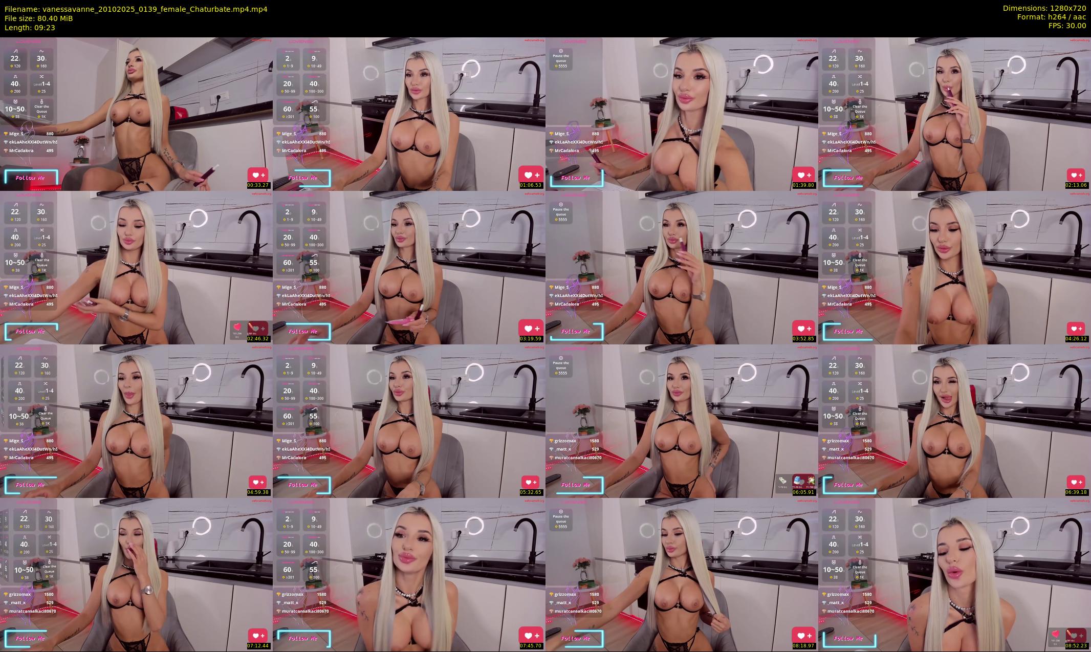 vanessavanne — 10 minute Chaturbate female cam show recording, 720p, Oct 20, 2025
