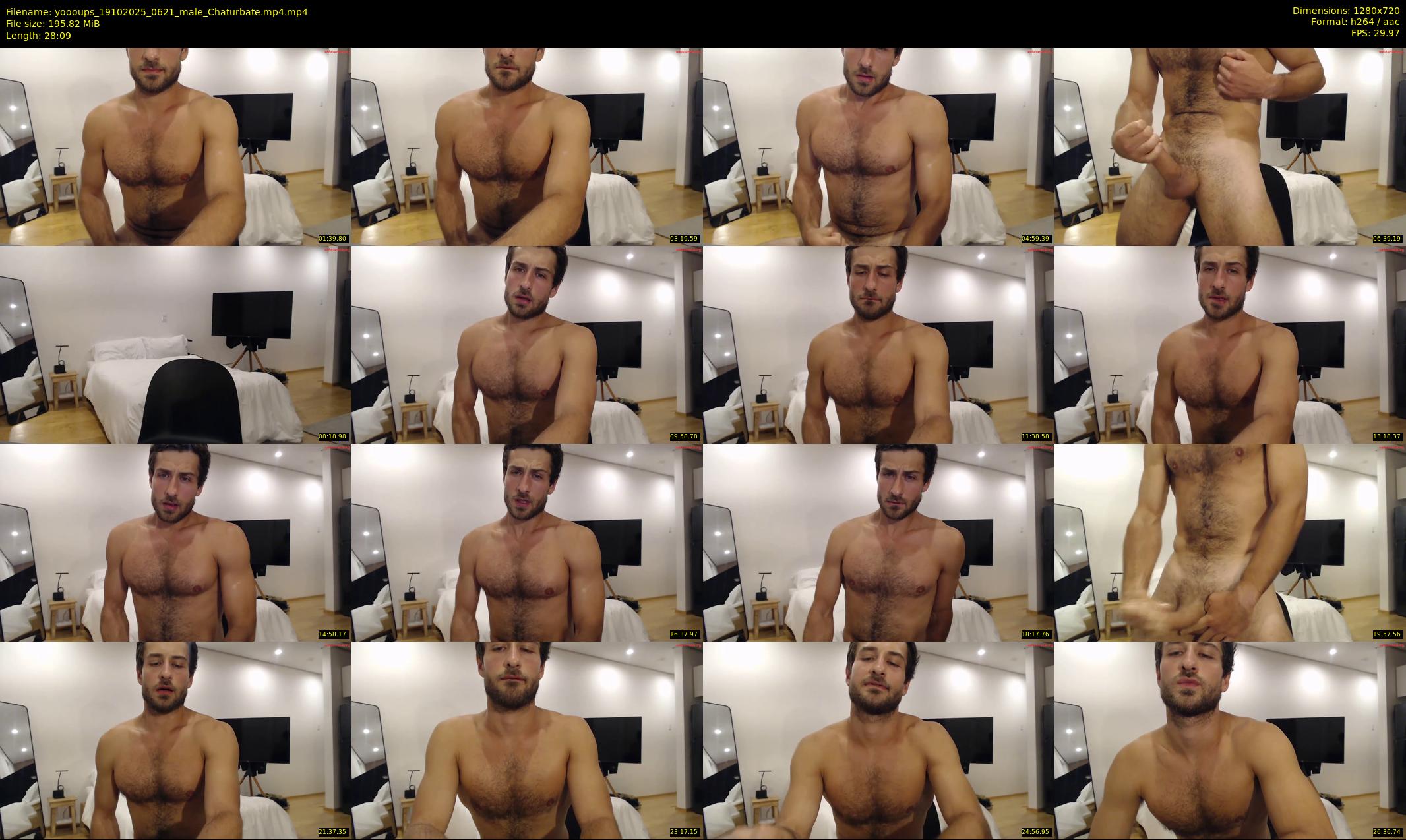 yoooups — 29 minute Chaturbate male cam show recording, 720p, Oct 19, 2025