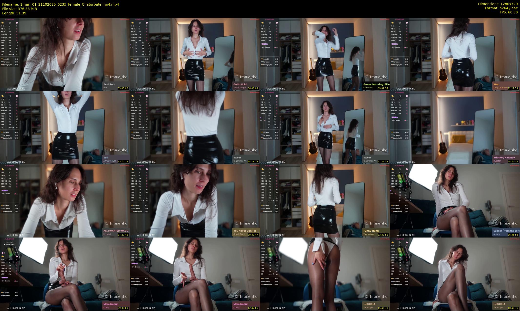 1mari_01 — 52 minute Chaturbate female cam show recording, 720p, Oct 21, 2025