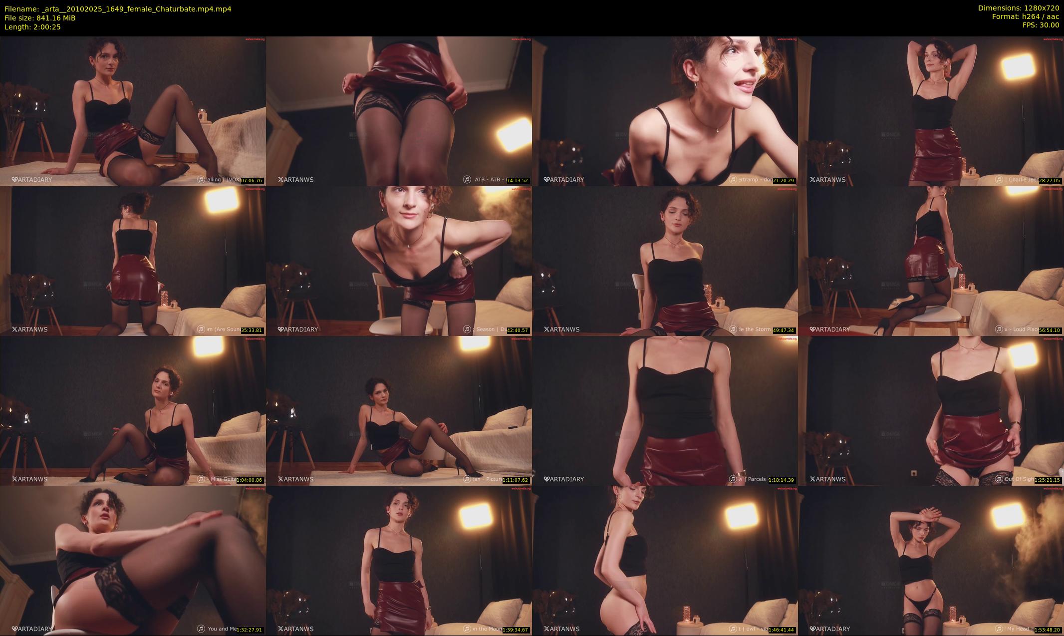 _arta_ — 121 minute Chaturbate female cam show recording, 720p, Oct 20, 2025