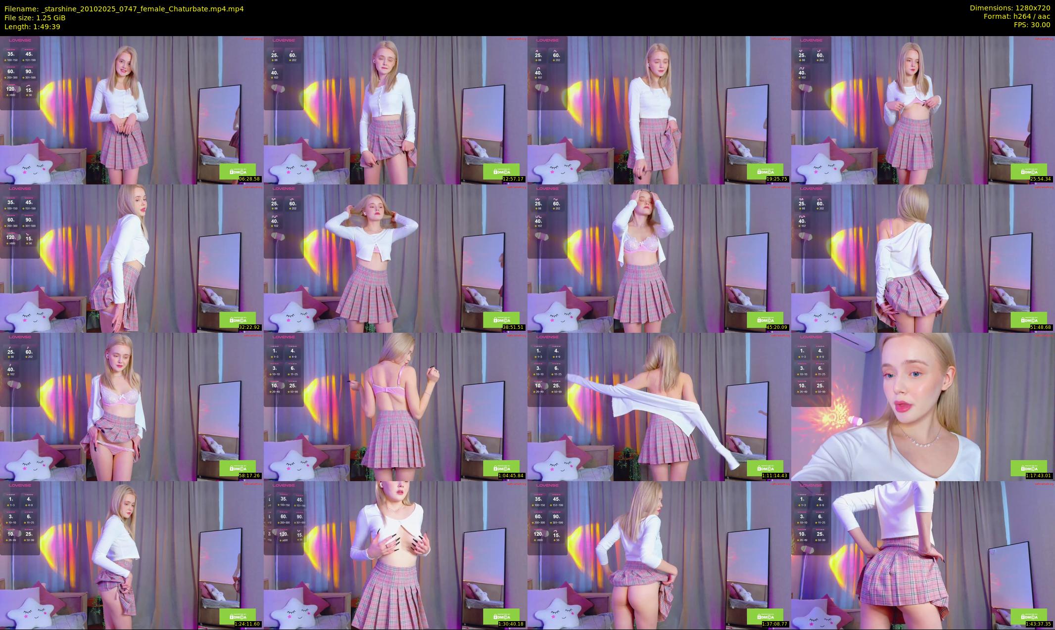 _starshine — 110 minute Chaturbate female cam show recording, 720p, Oct 20, 2025