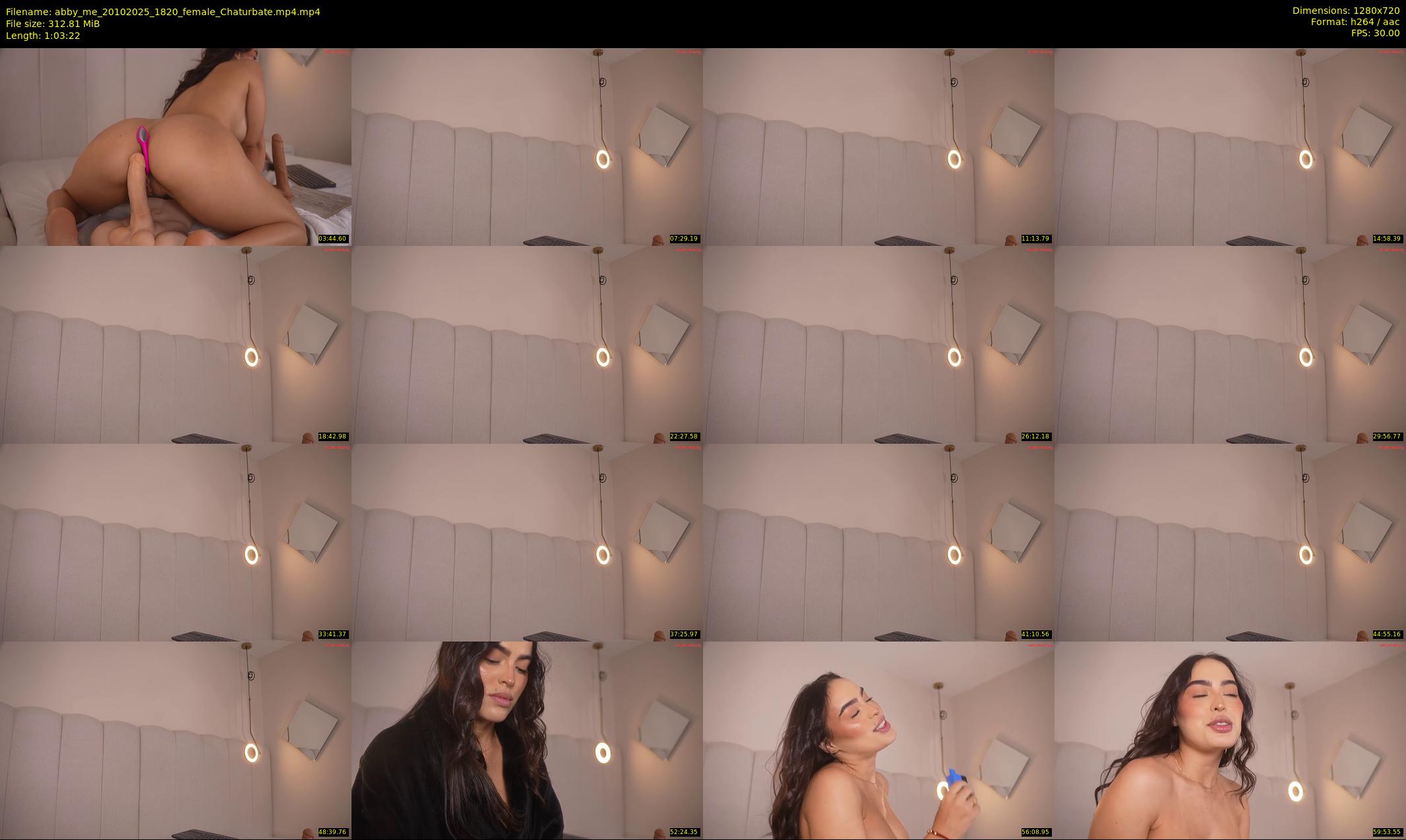 abby_me — 64 minute Chaturbate female cam show recording, 720p, Oct 20, 2025