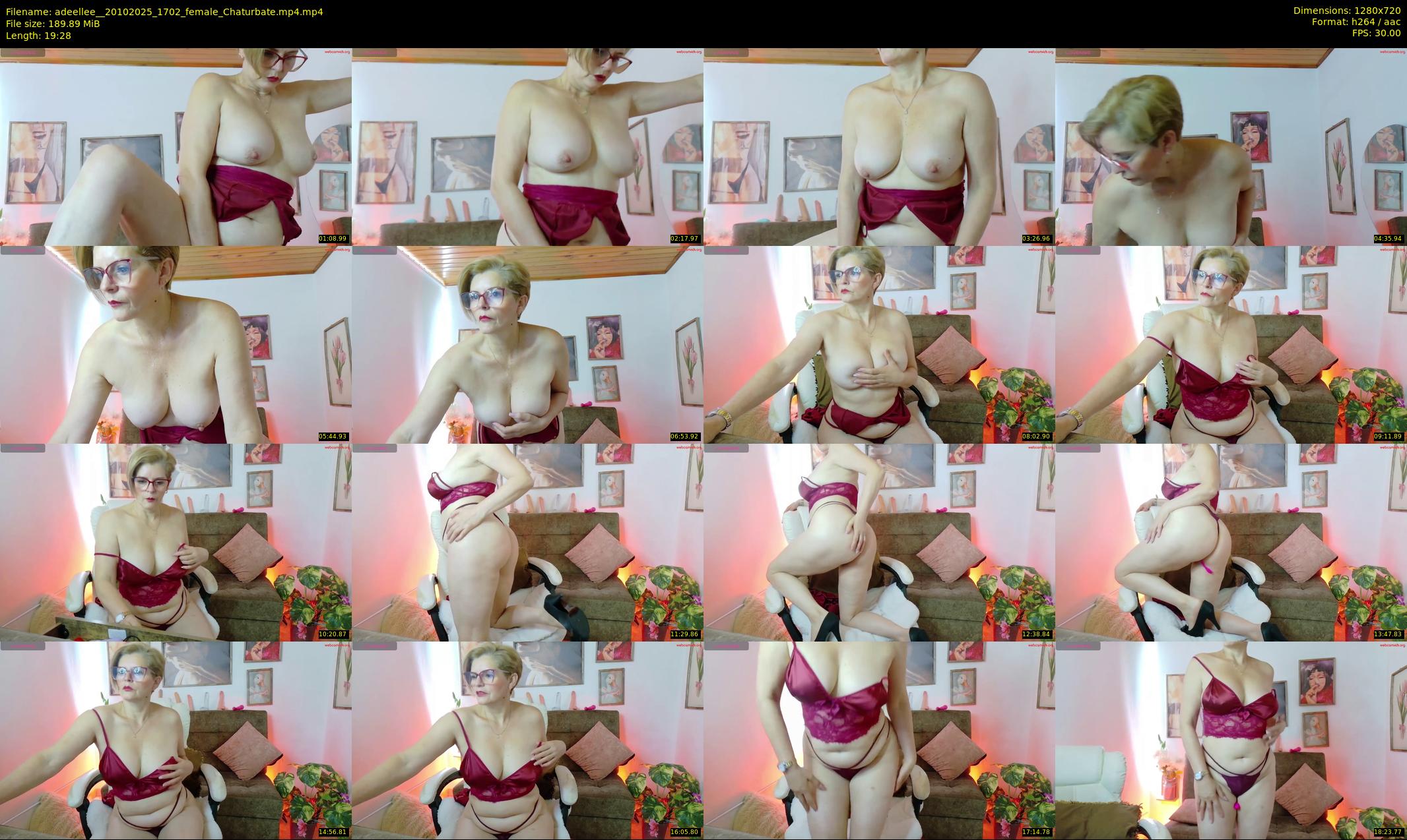 adeellee_ — 20 minute Chaturbate female cam show recording, 720p, Oct 20, 2025