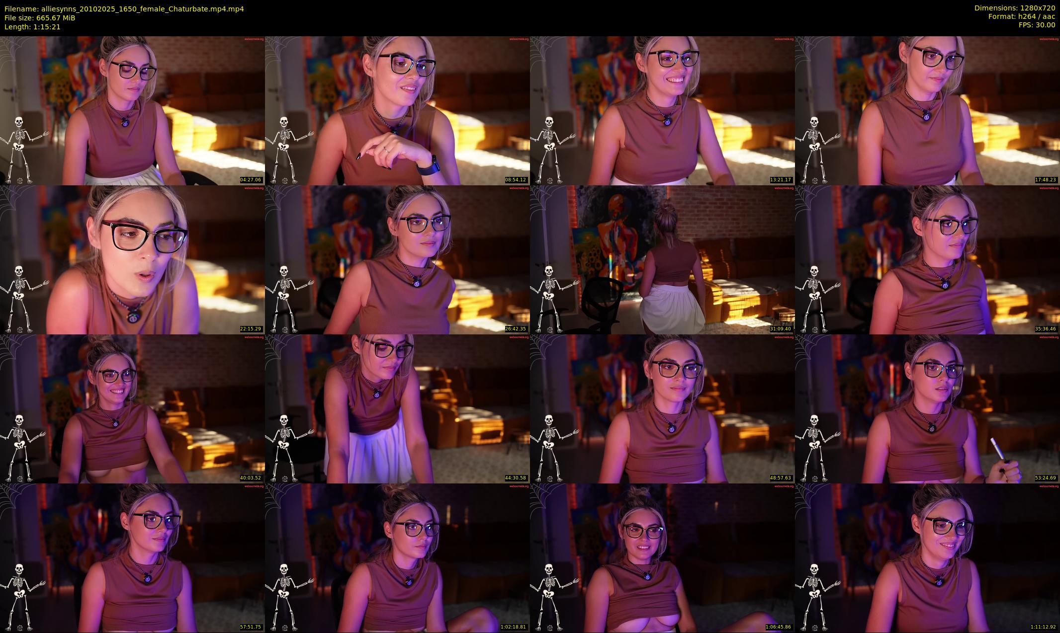 alliesynns — 76 minute Chaturbate female cam show recording, 720p, Oct 20, 2025