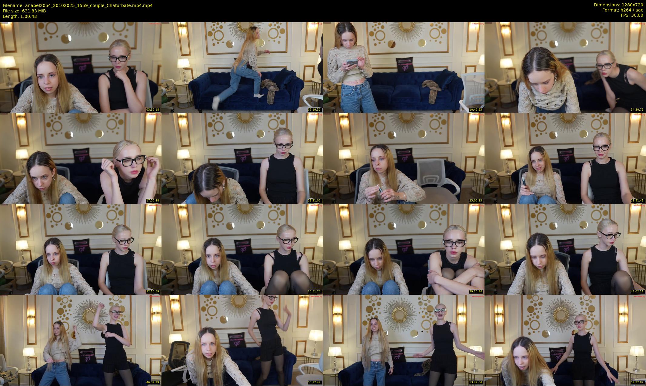 anabel2054 — 61 minute Chaturbate female cam show recording, 720p, Oct 20, 2025