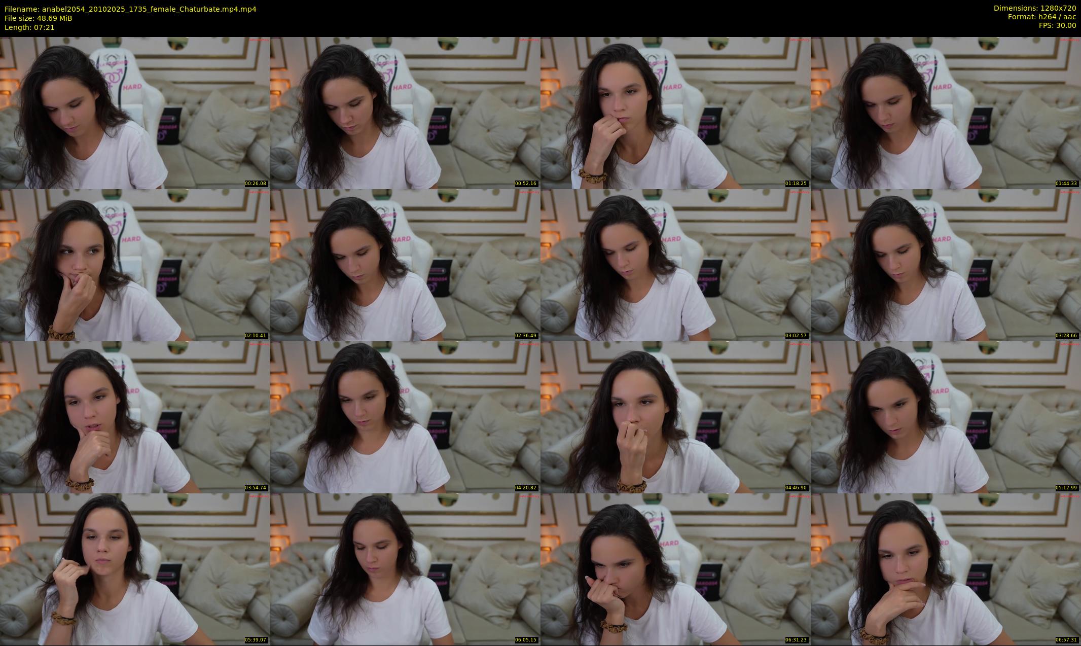 anabel2054 — 8 minute Chaturbate female cam show recording, 720p, Oct 20, 2025