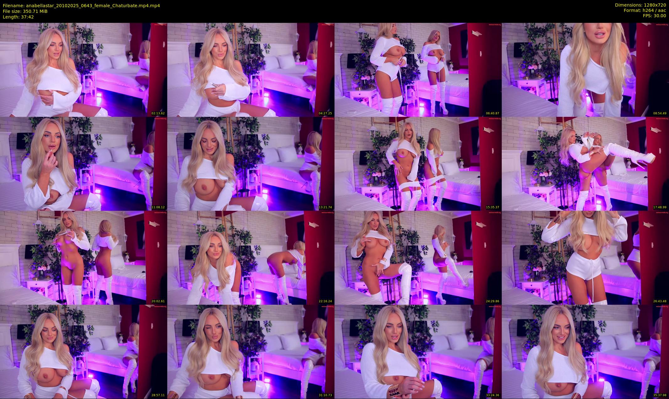 anabellastar — 38 minute Chaturbate female cam show recording, 720p, Oct 20, 2025
